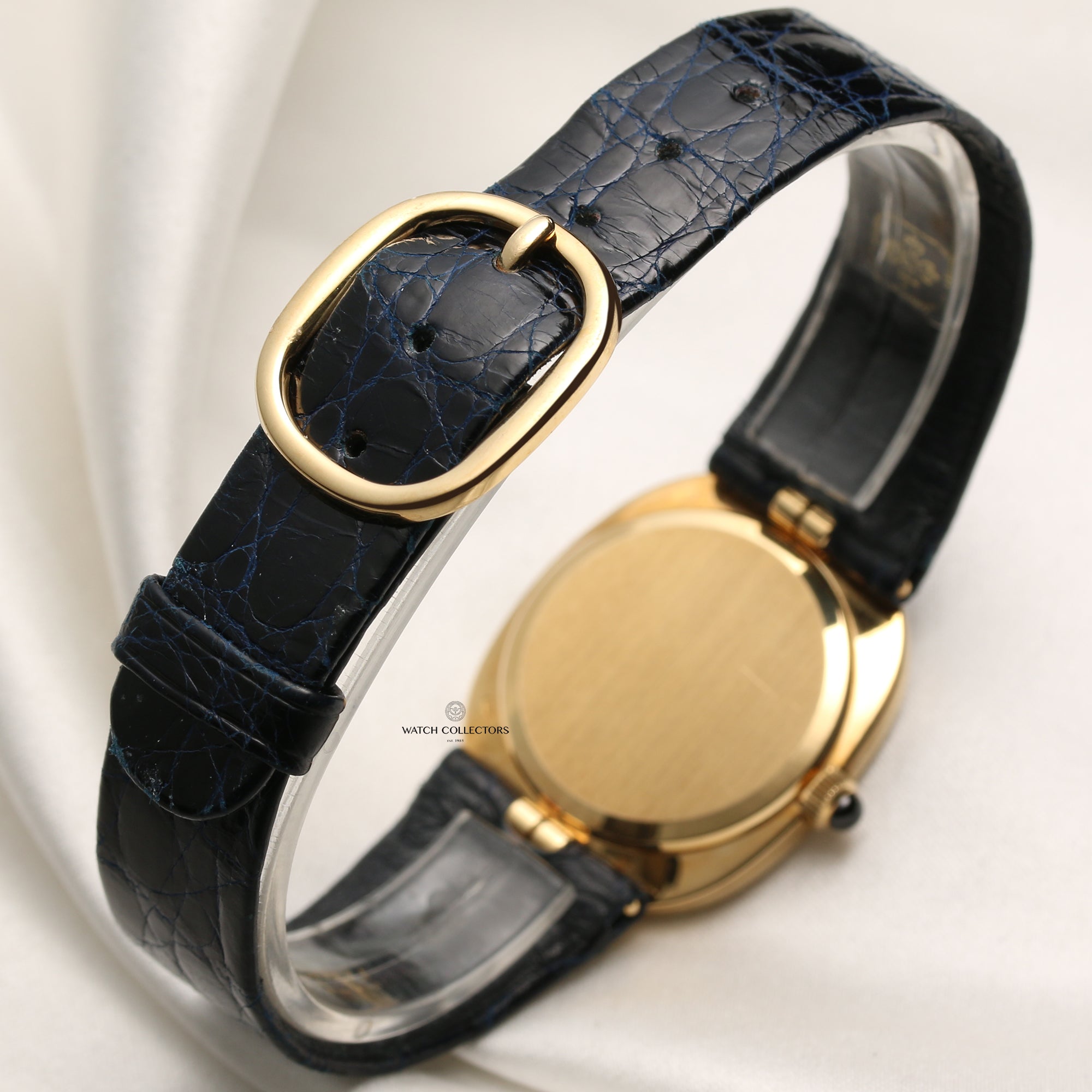 Patek Philippe Ellipse 18K Yellow Gold Diamond Bezel Second Hand Watch Collectors 5