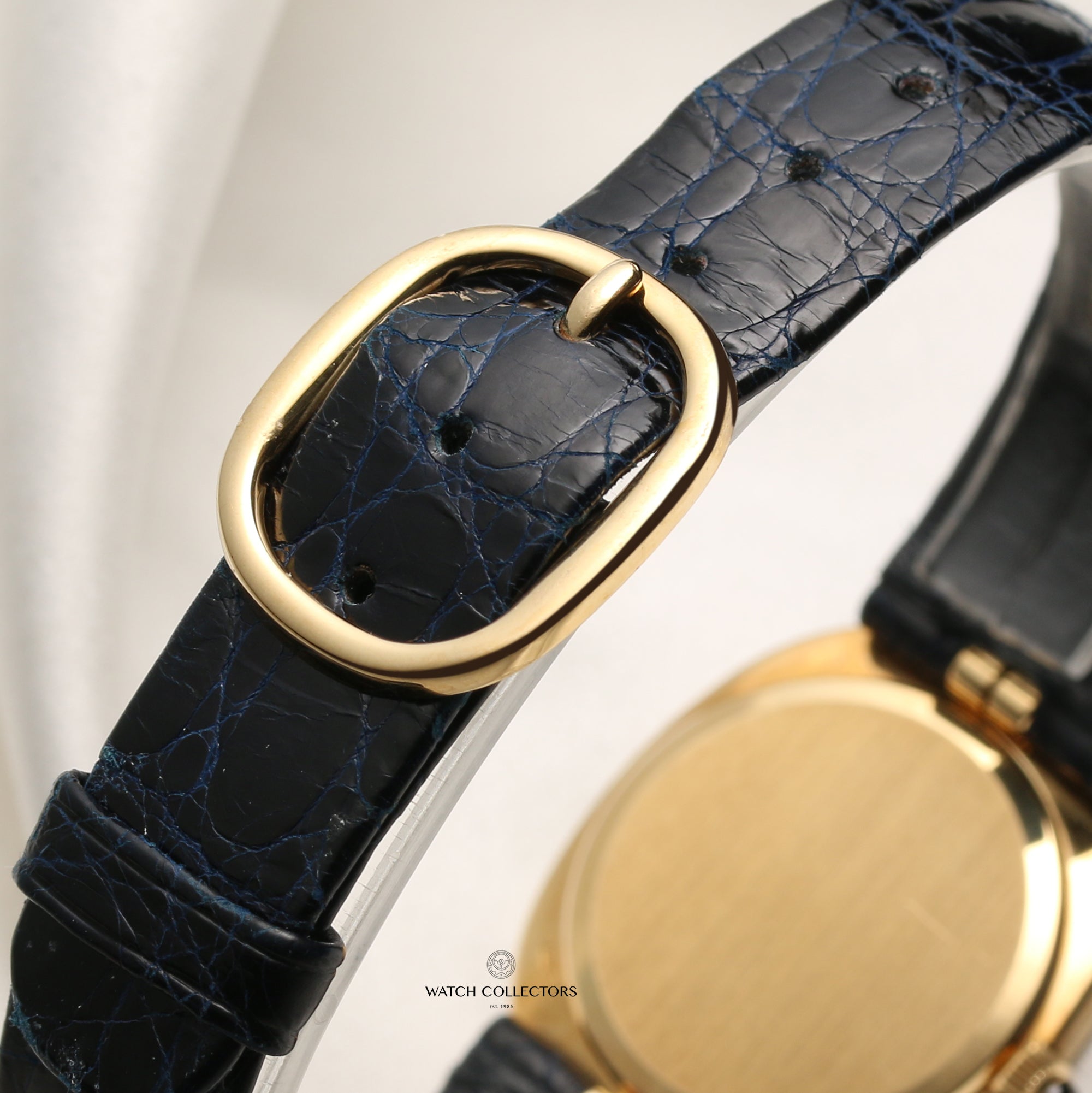 Patek Philippe Ellipse 18K Yellow Gold Diamond Bezel Second Hand Watch Collectors 6