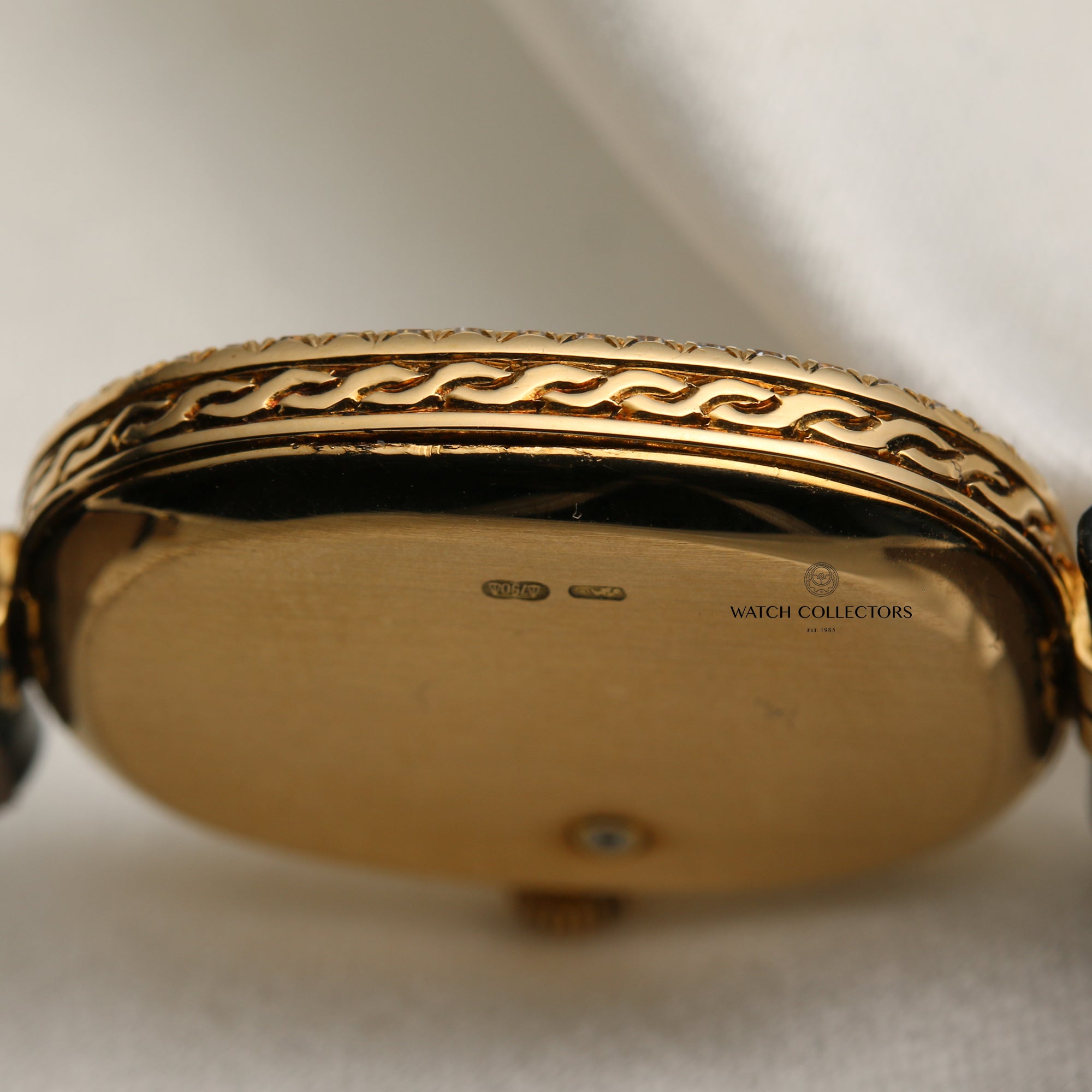 Patek Philippe Ellipse 18K Yellow Gold Diamonds Second Hand Watch Collectors 7