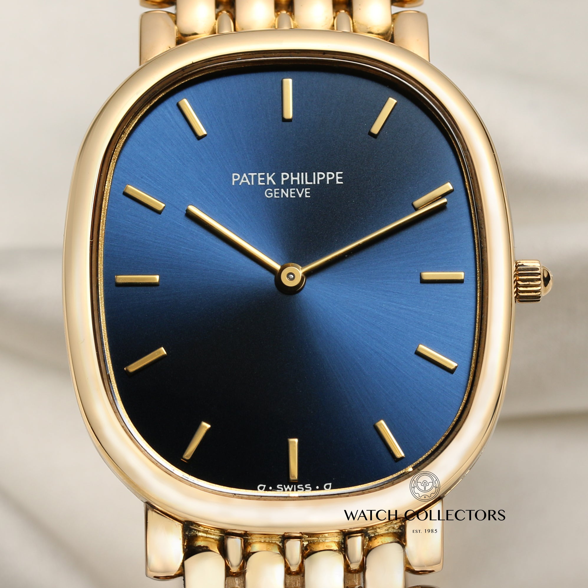 Patek Philippe Ellipse 18K Yellow Gold Second Hand Watch Collectors 2