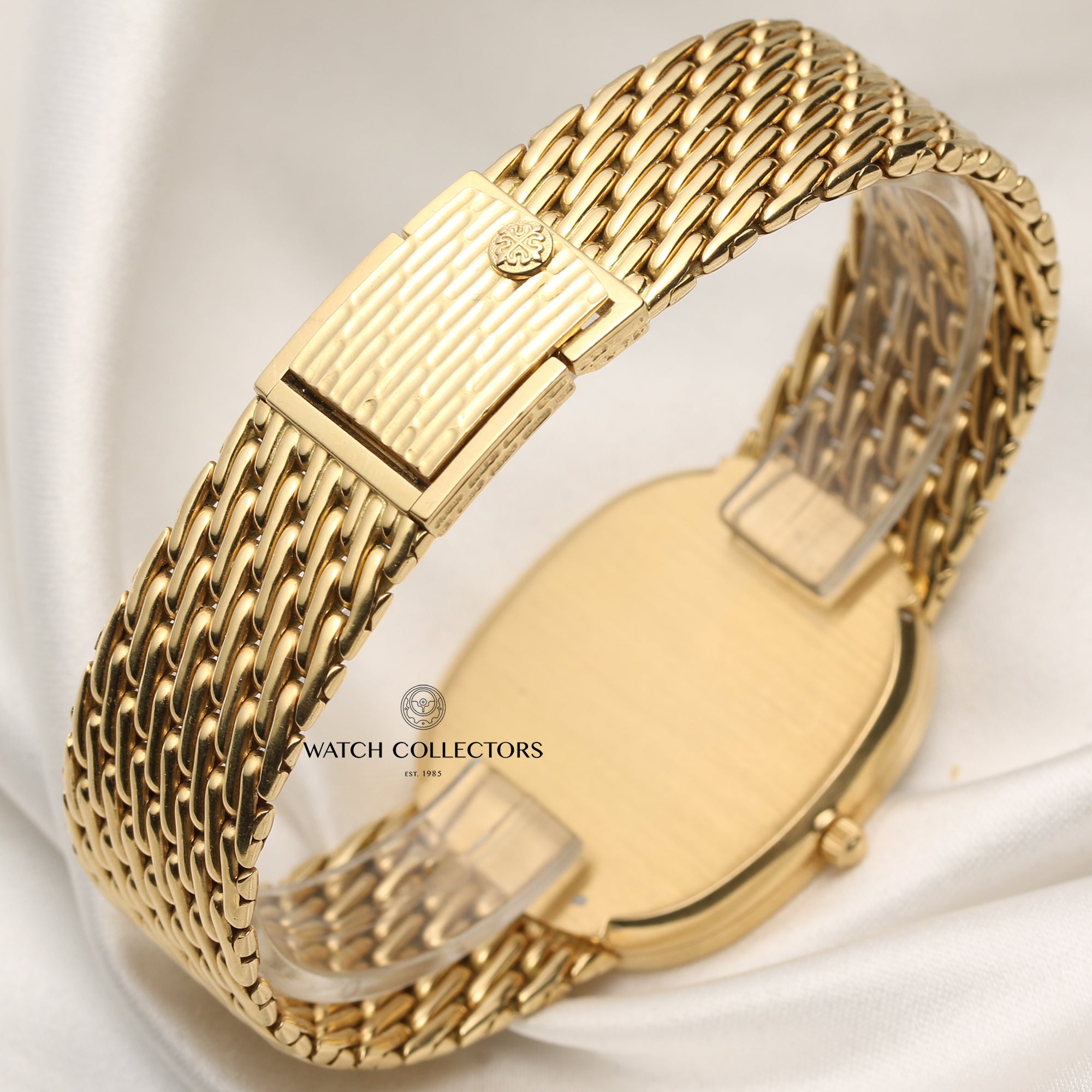 Patek Philippe Ellipse 3738 118 18K Yellow Gold Breguet Style Numbers Second Hand Watch Collectors 6