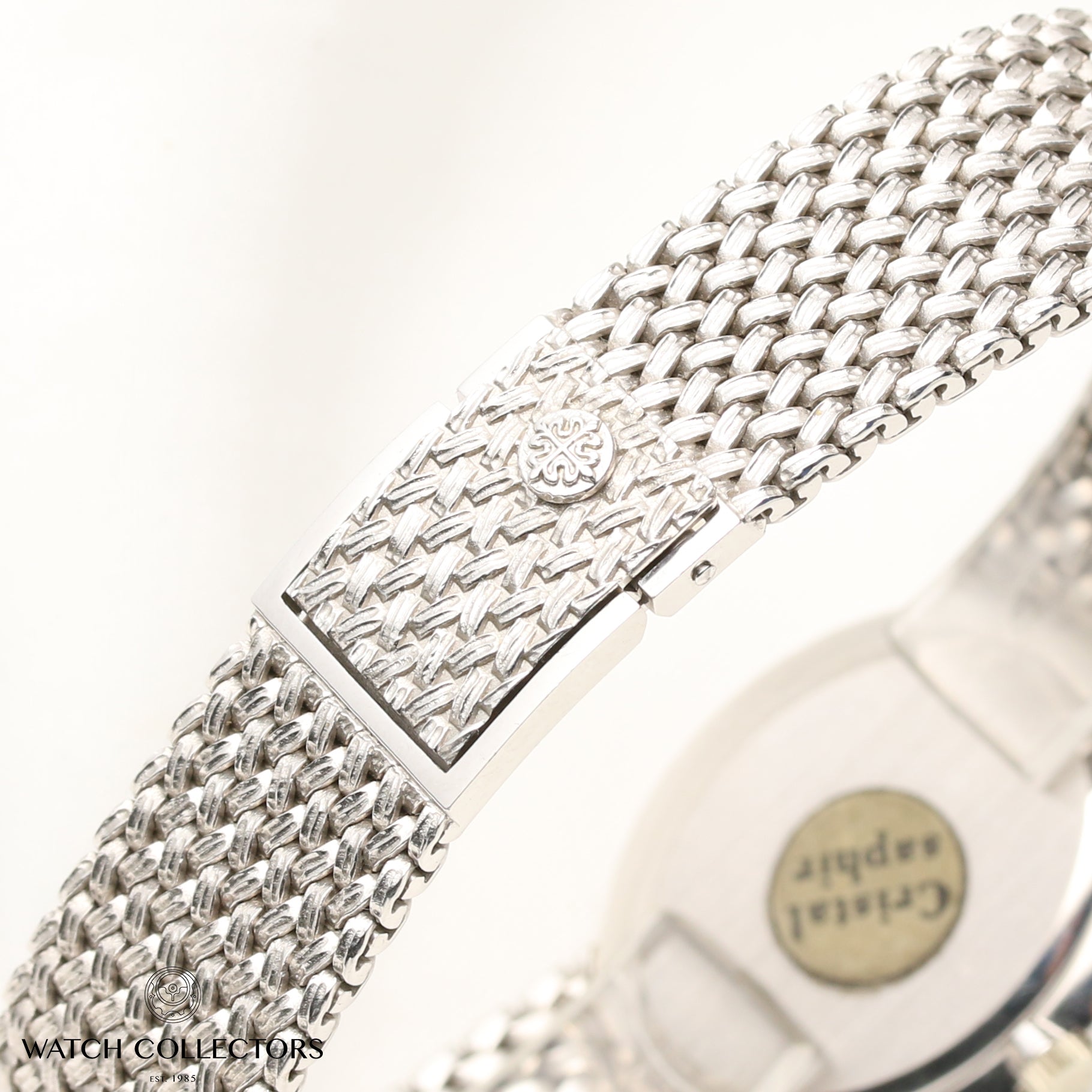 Patek Philippe Ellipse 4225 001 18K White Gold Blue Dial Second Hand Watch Collectors 6