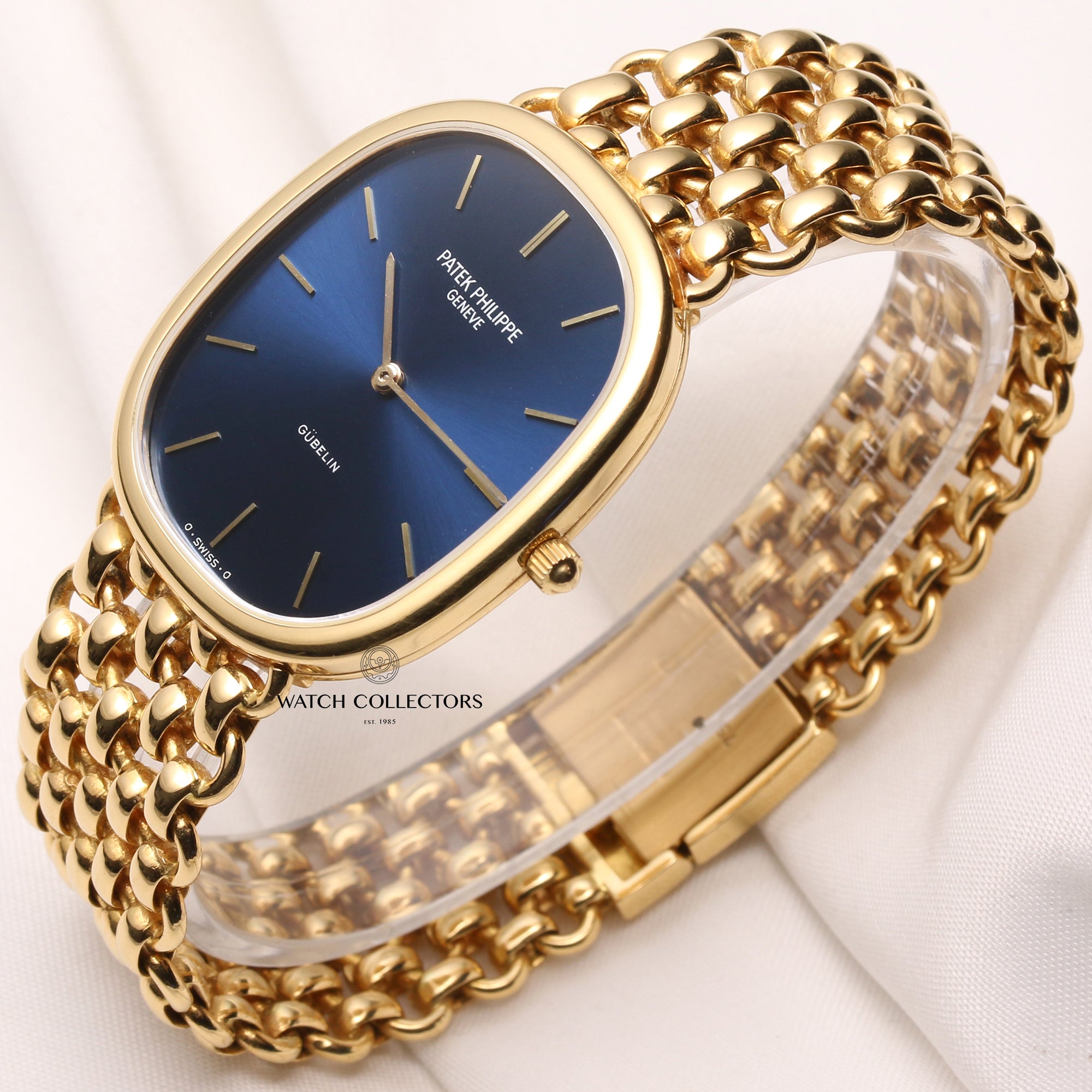 Patek-Philippe-Ellipse-Gubelin-Blue-Dial-18K-Yellow-Gold-Second-Hand-Watch-Collectors-3