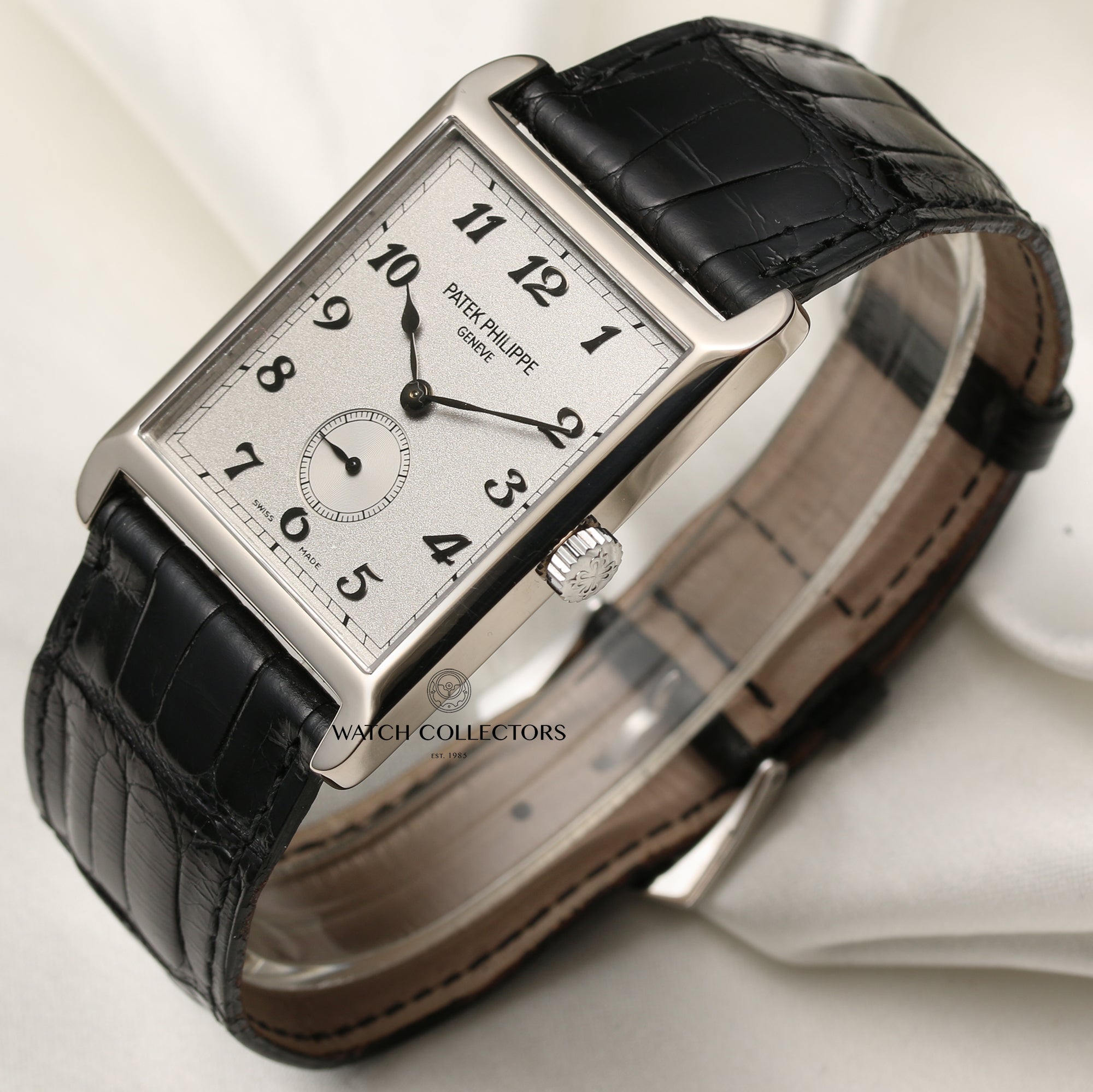Patek Philippe Gondolo 18K White Gold Second Hand Watch Collectors 3
