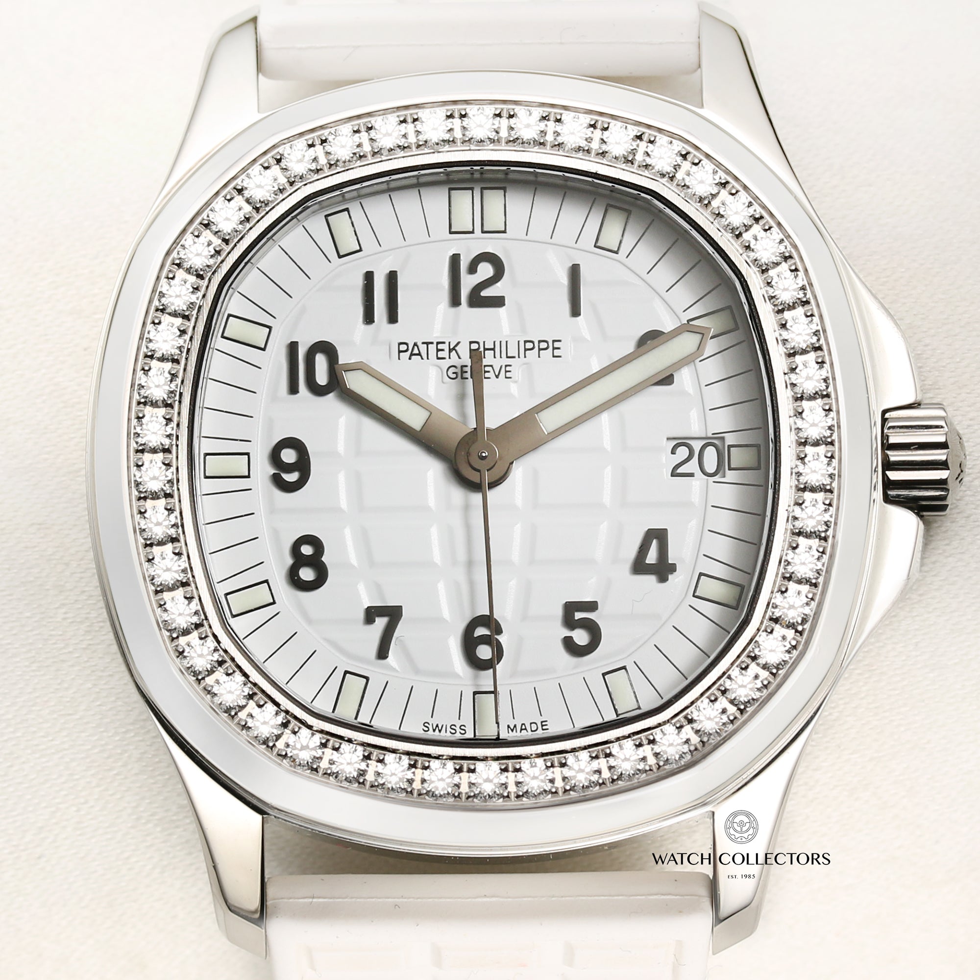 Patek Philippe Lady Aquanaut Diamond Bezel Second Hand Watch Collectors 2