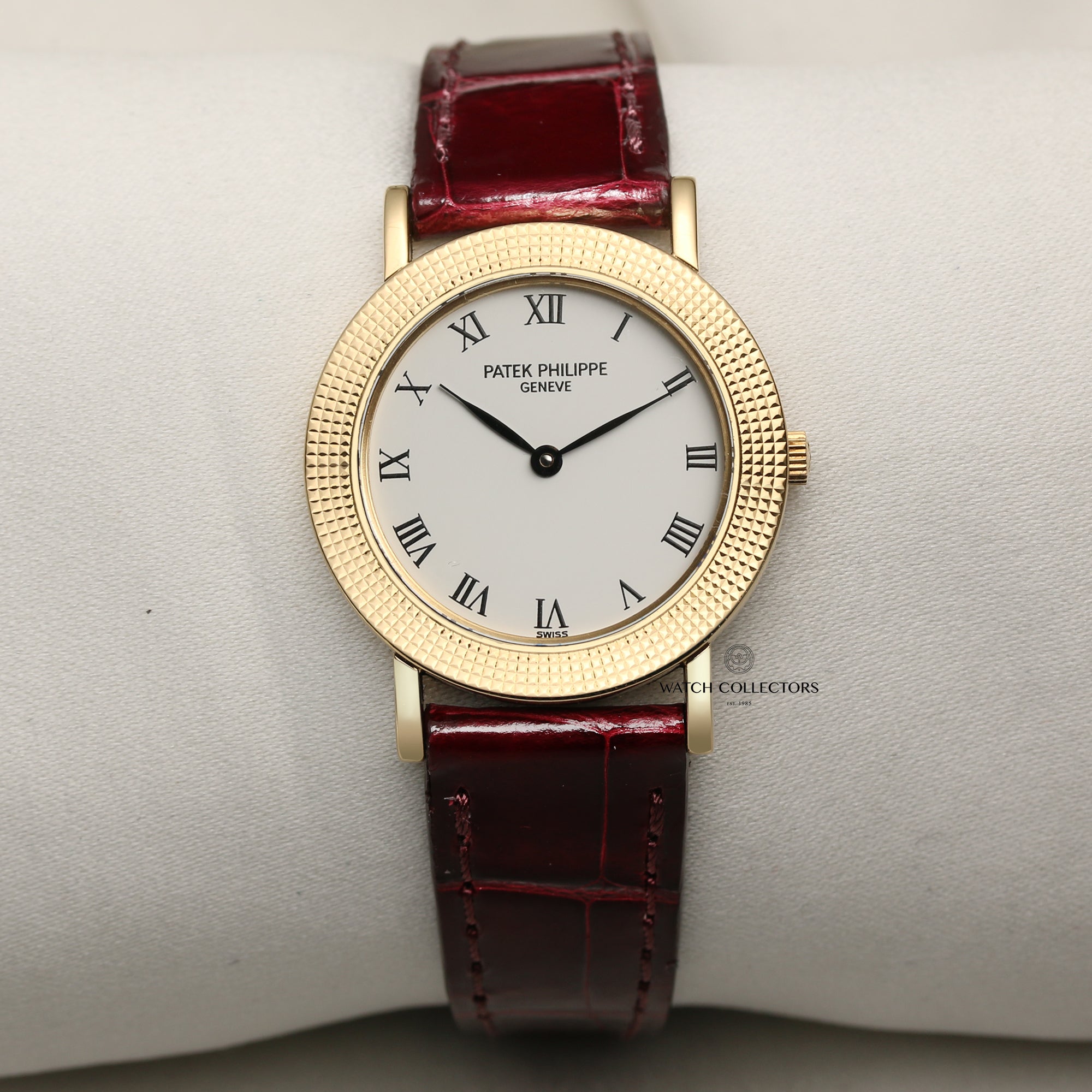 Patek Philippe Lady Calatrava 18K Yellow Gold Second Hand Watch Collectors 1