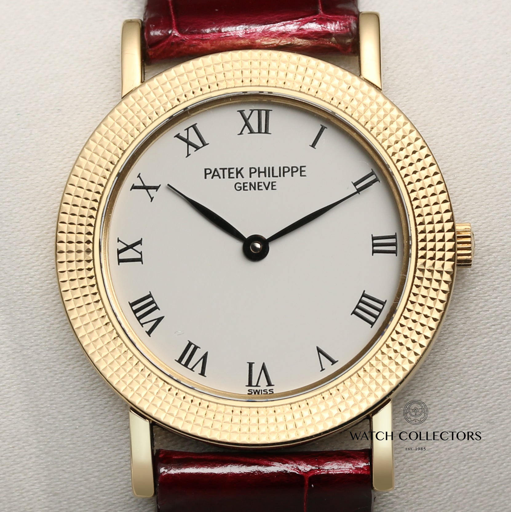 Patek Philippe Lady Calatrava 18K Yellow Gold Second Hand Watch Collectors 2