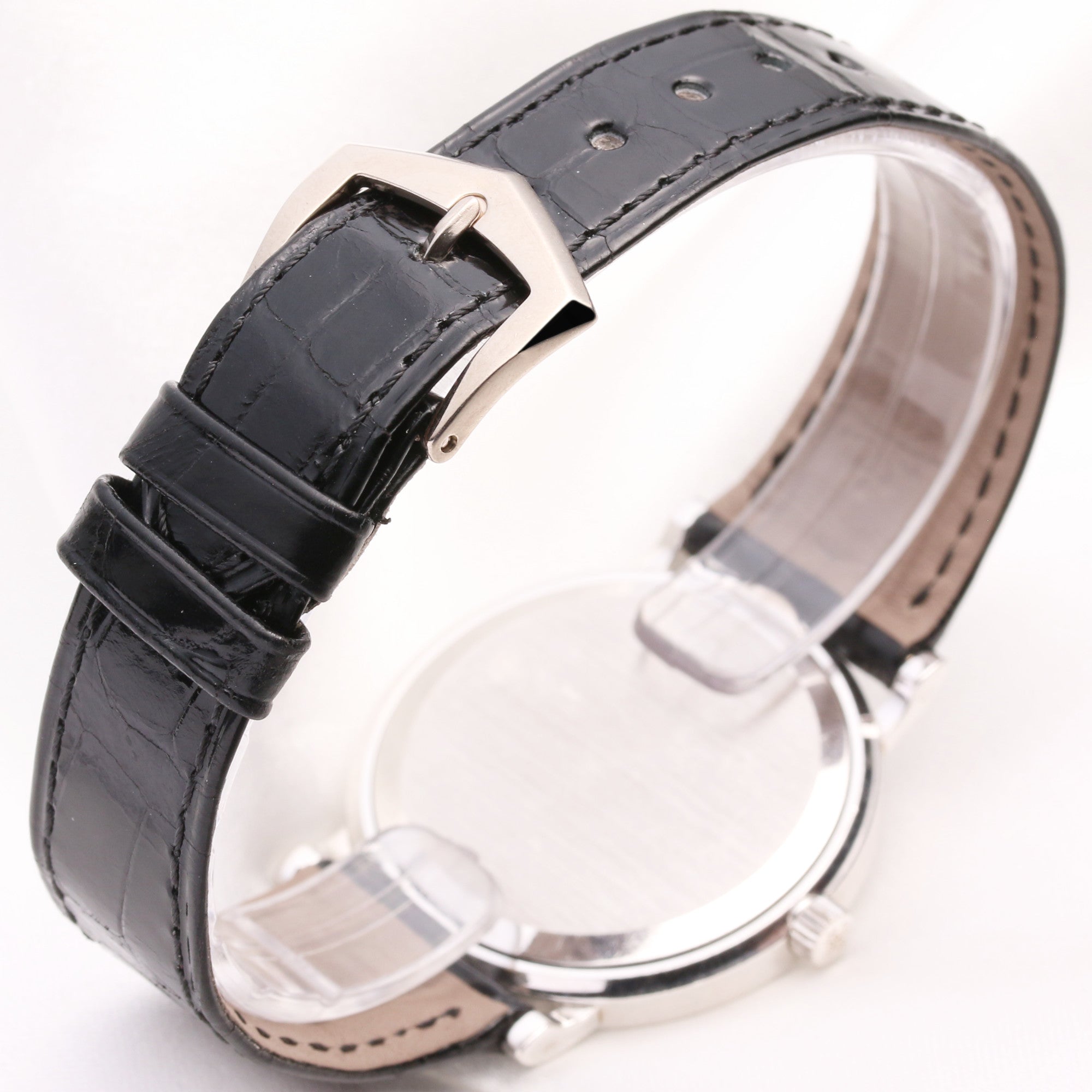 Patek Philippe Lady Calatrava 5006G 18K White Gold Diamond Second Hand Watch Collectors 5