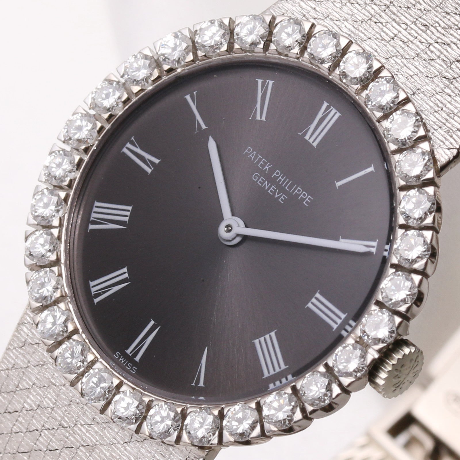 Patek Philippe Lady Ellipse 3345 Diamond 18K White Gold Second Hand Watch Collectors 1 (4)