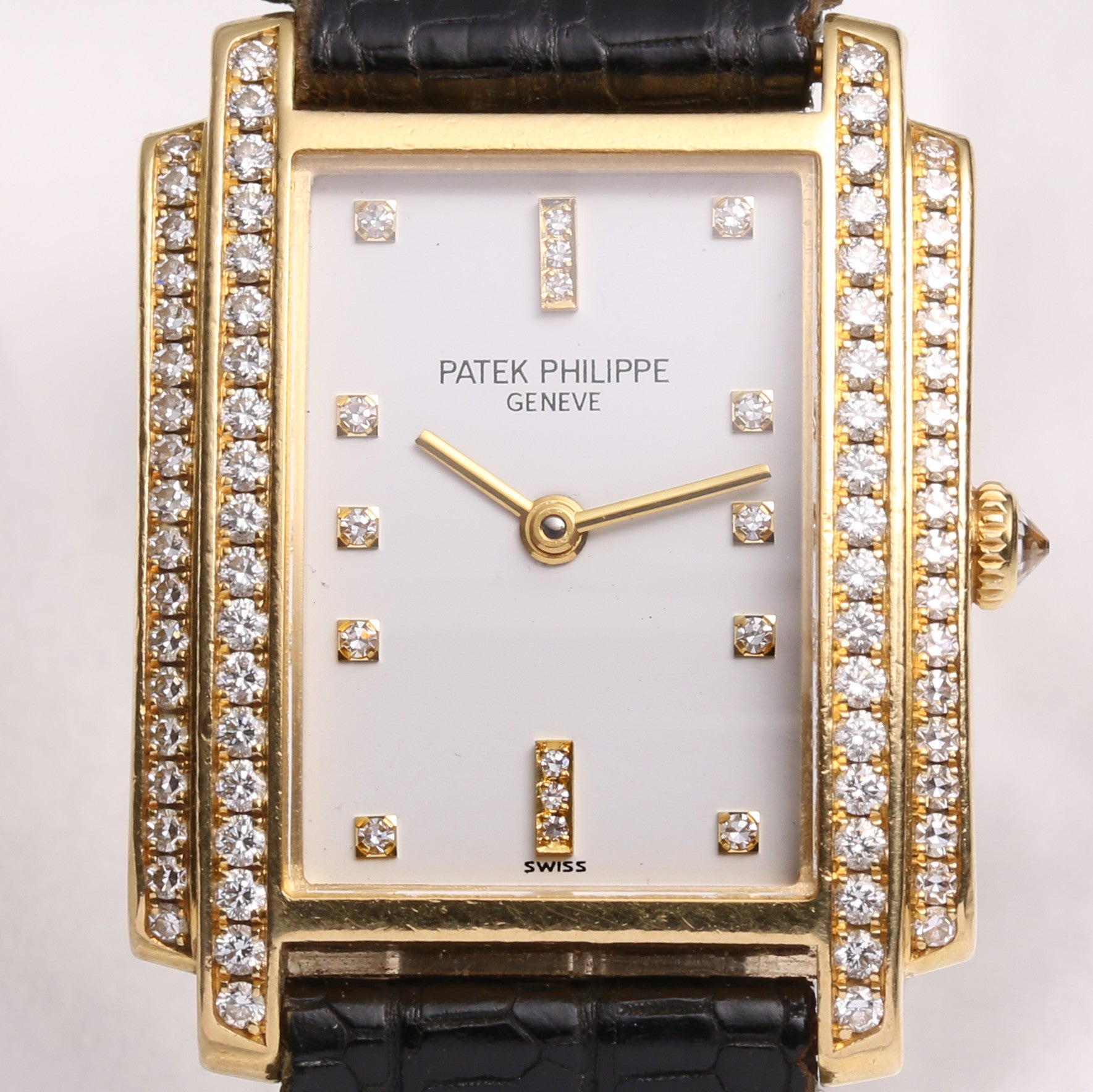 Patek Philippe Lady Gondolo 4825J 18K Yellow Gold Diamond Second Hand Watch Collectors 2