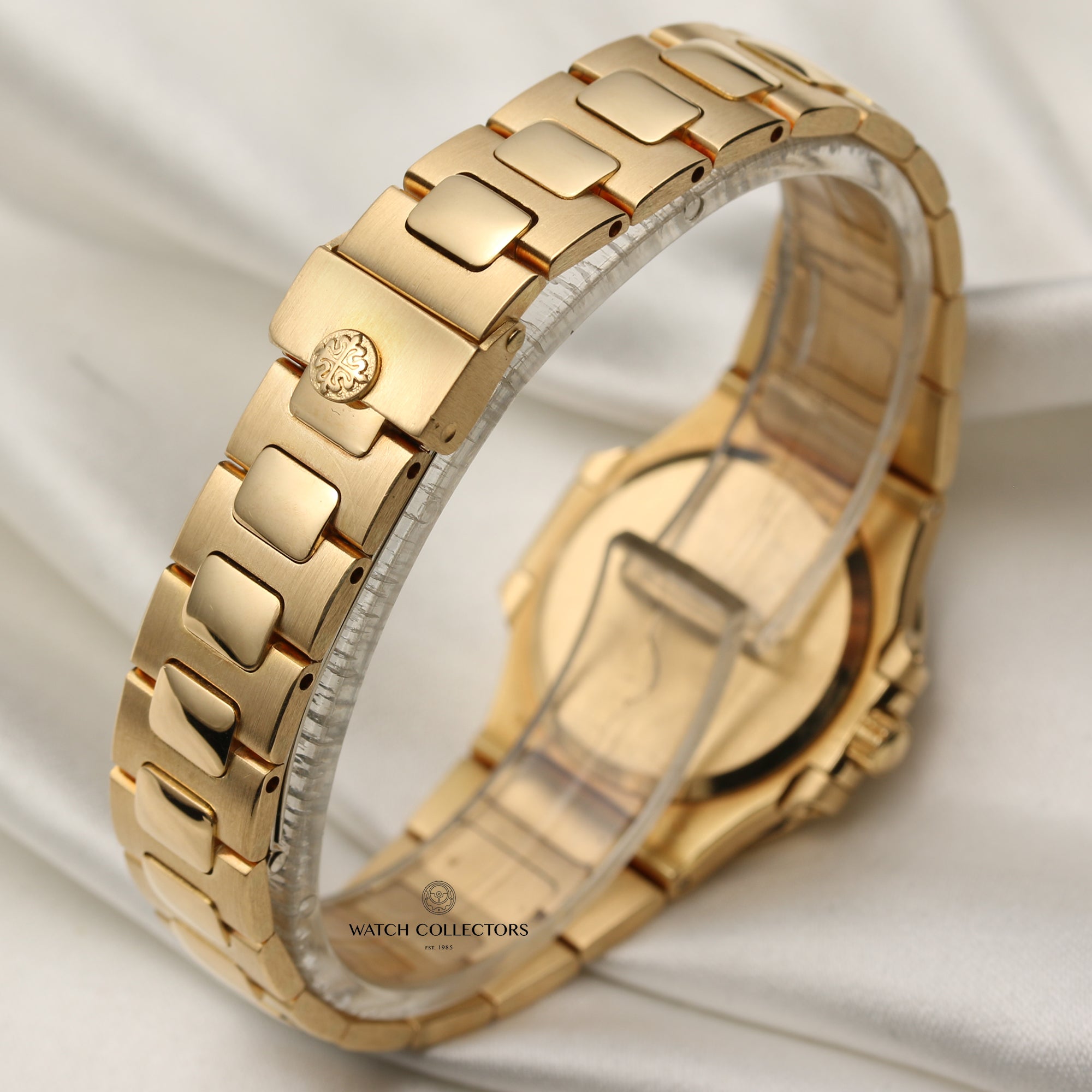 Patek Philippe Lady Nautilus 18K Yellow Gold Diamond Dial & Bezel Second Hand Watch Collectors 7