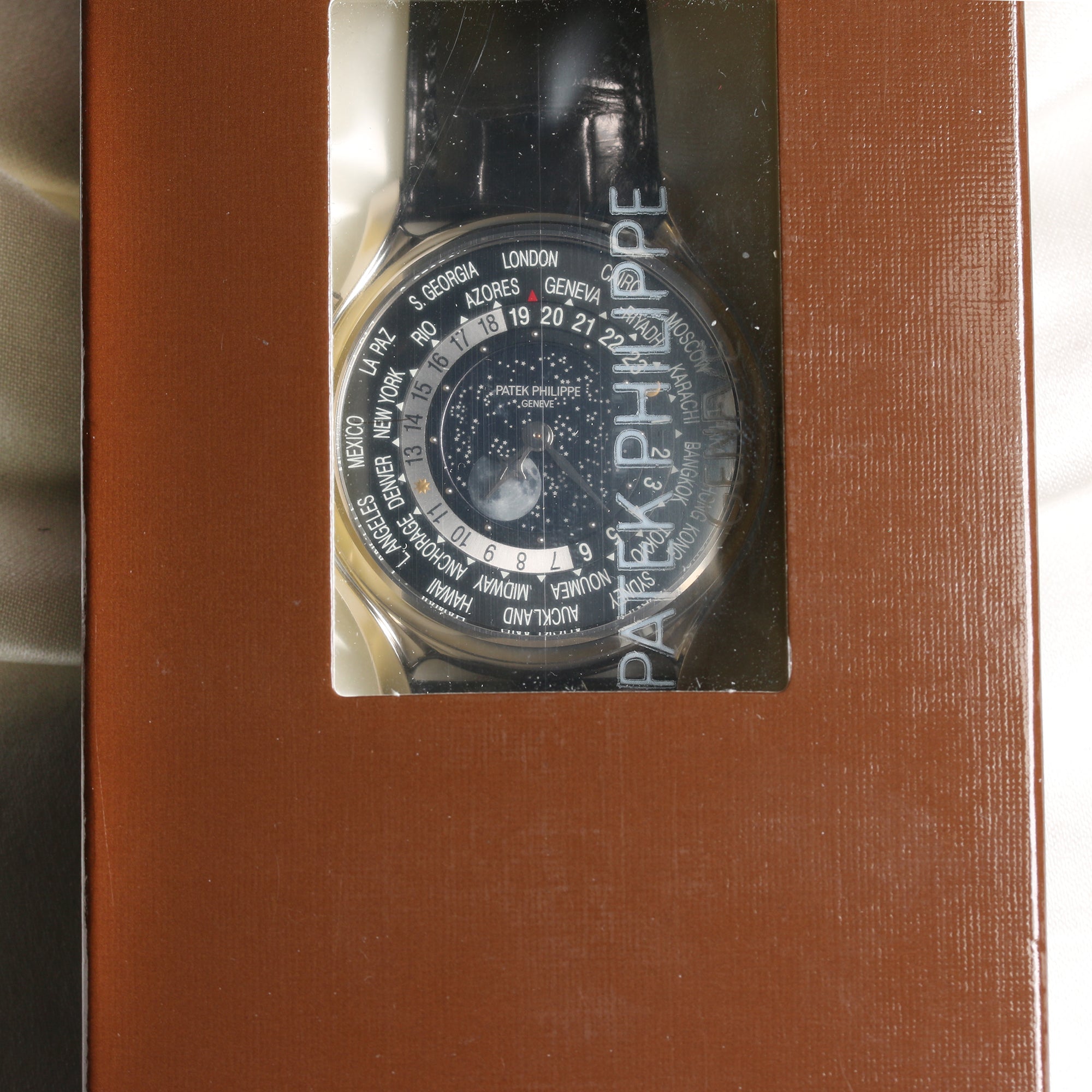 Patek Philippe Moon World Time Second Hand Watch Collectors 1