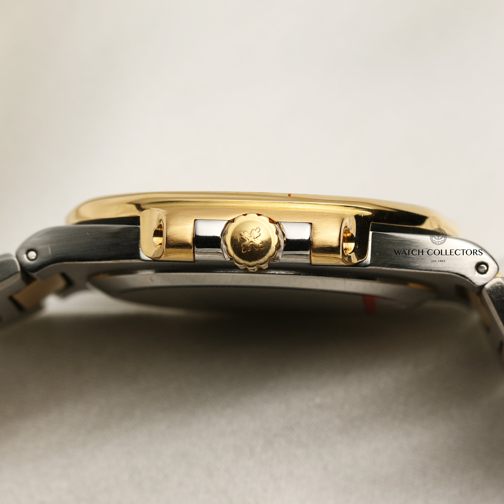 Patek Philippe Nautilus 3800 Steel & Gold Second Hand Watch Collectors 6