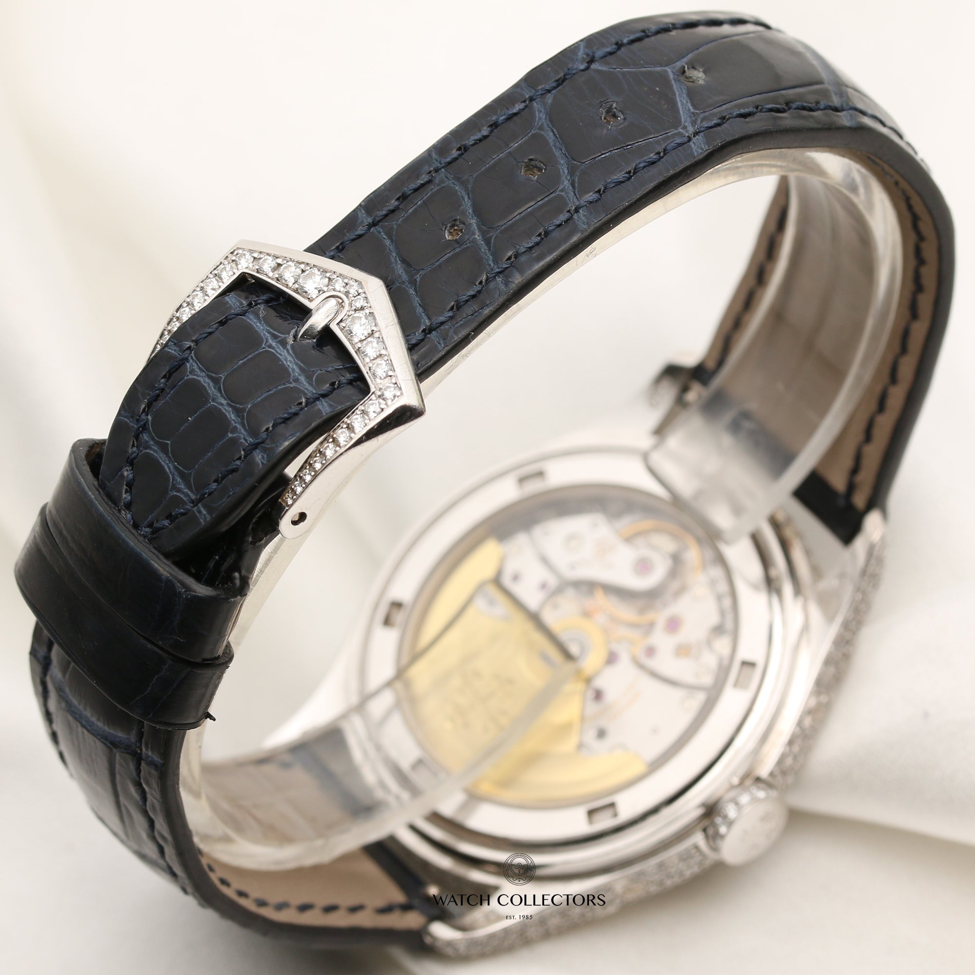 Patek Philippe Nautilus 4937G-001 18K Rose & White Gold Second Hand Watch Collectors 6