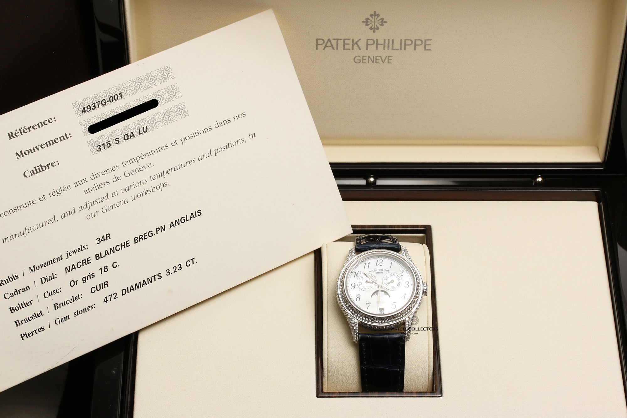 Patek Philippe Nautilus 4937G-001 18K Rose & White Gold Second Hand Watch Collectors 9