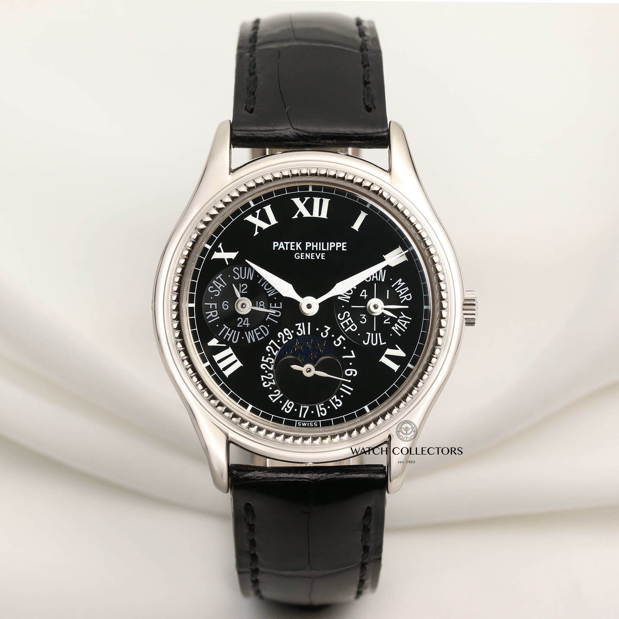 Patek Philippe Perpetual Calendar 5038G 18K White Gold Second Hand Watch Collectors 1