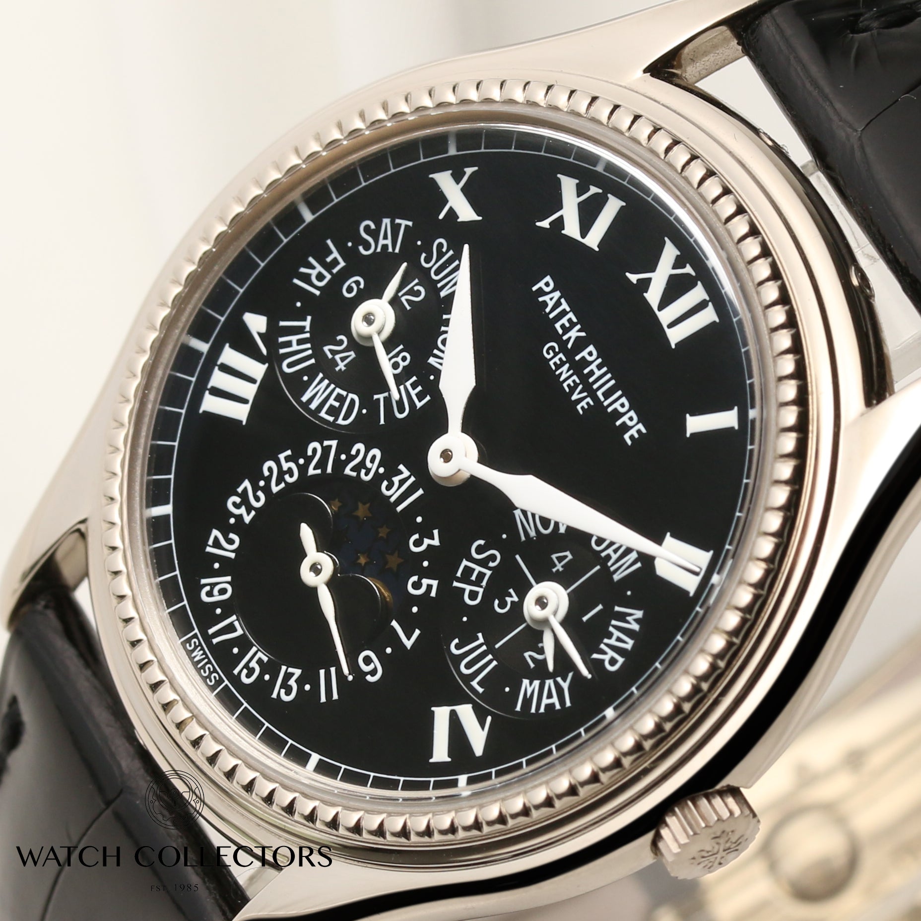 Patek Philippe Perpetual Calendar 5038G 18K White Gold Second Hand Watch Collectors 4