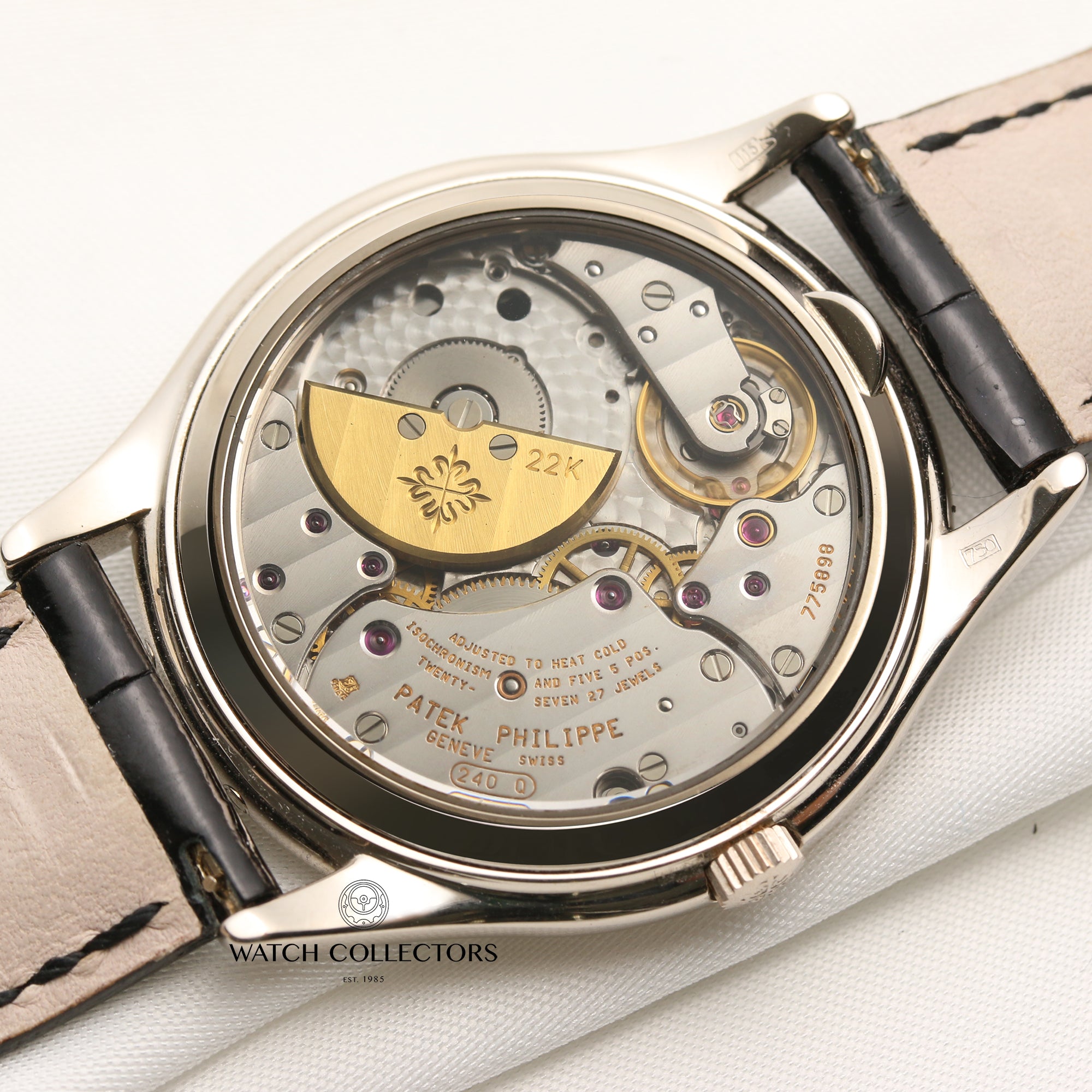 Patek Philippe Perpetual Calendar 5038G 18K White Gold Second Hand Watch Collectors 8