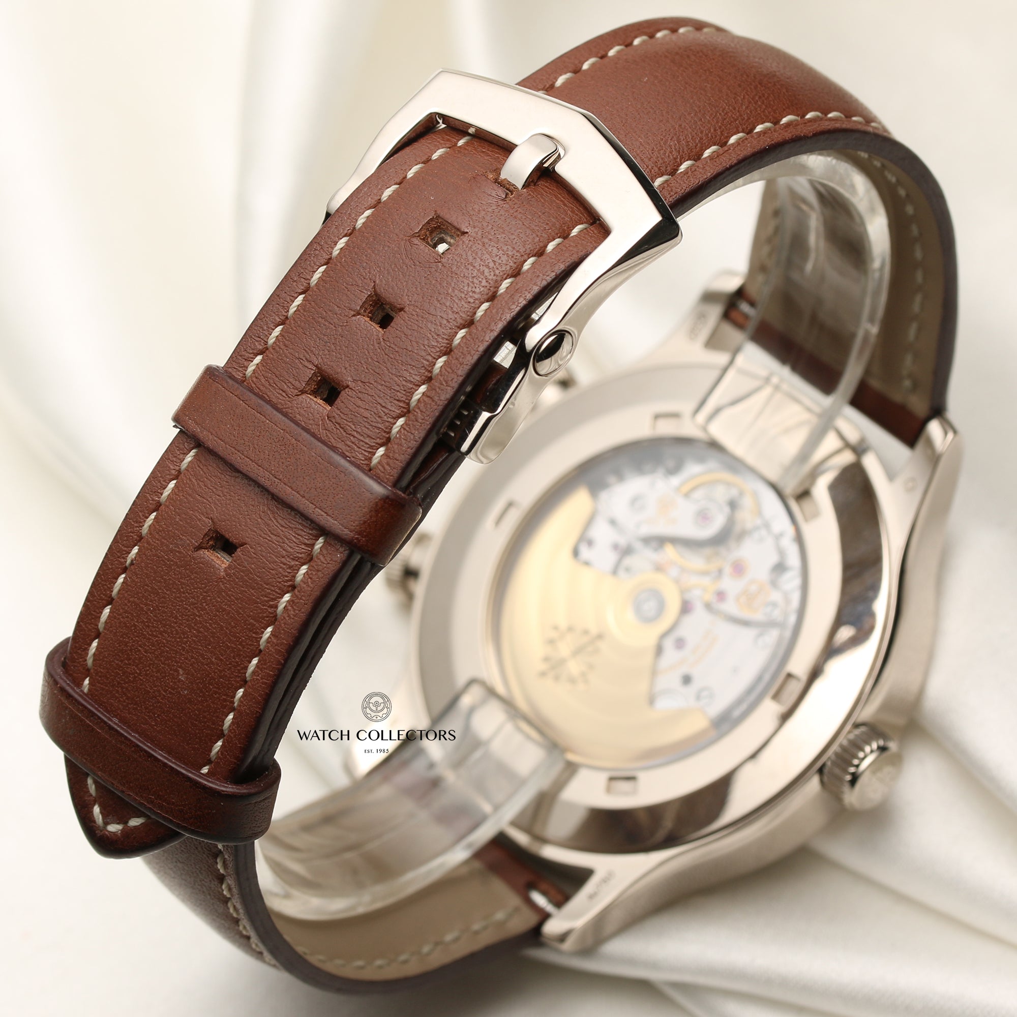 Patek Philippe Pilot Travel Time 5524G-001 18K White Gold Second Hand Watch Collectors 7