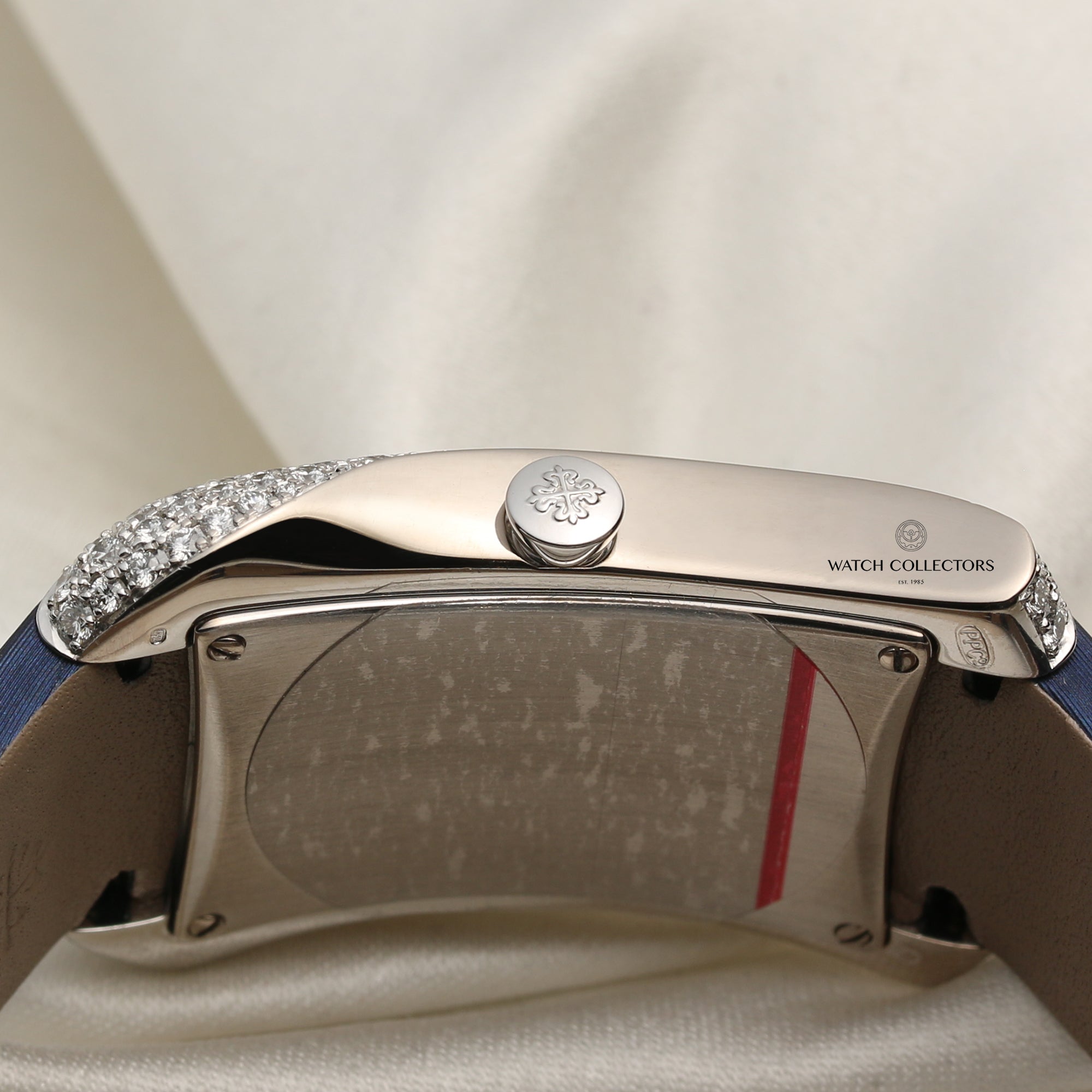 Patek Philippe Serata 18K White Gold Diamond Case Second Hand Watch Collectors 7