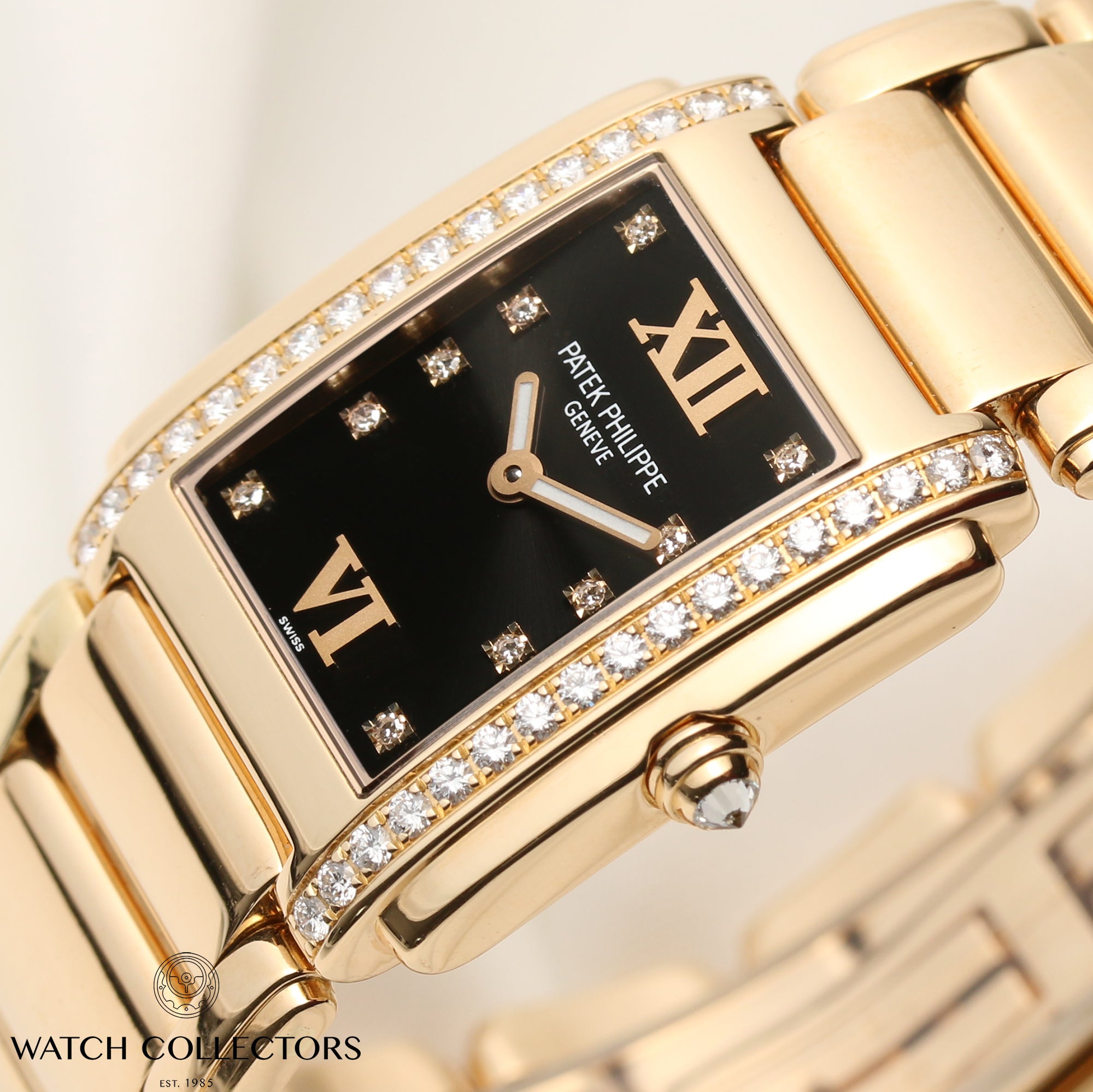 Patek Philippe Twenty-4 4910 11R-010 Diamond 18K Rose Gold Second Hand Watch Collectors 6