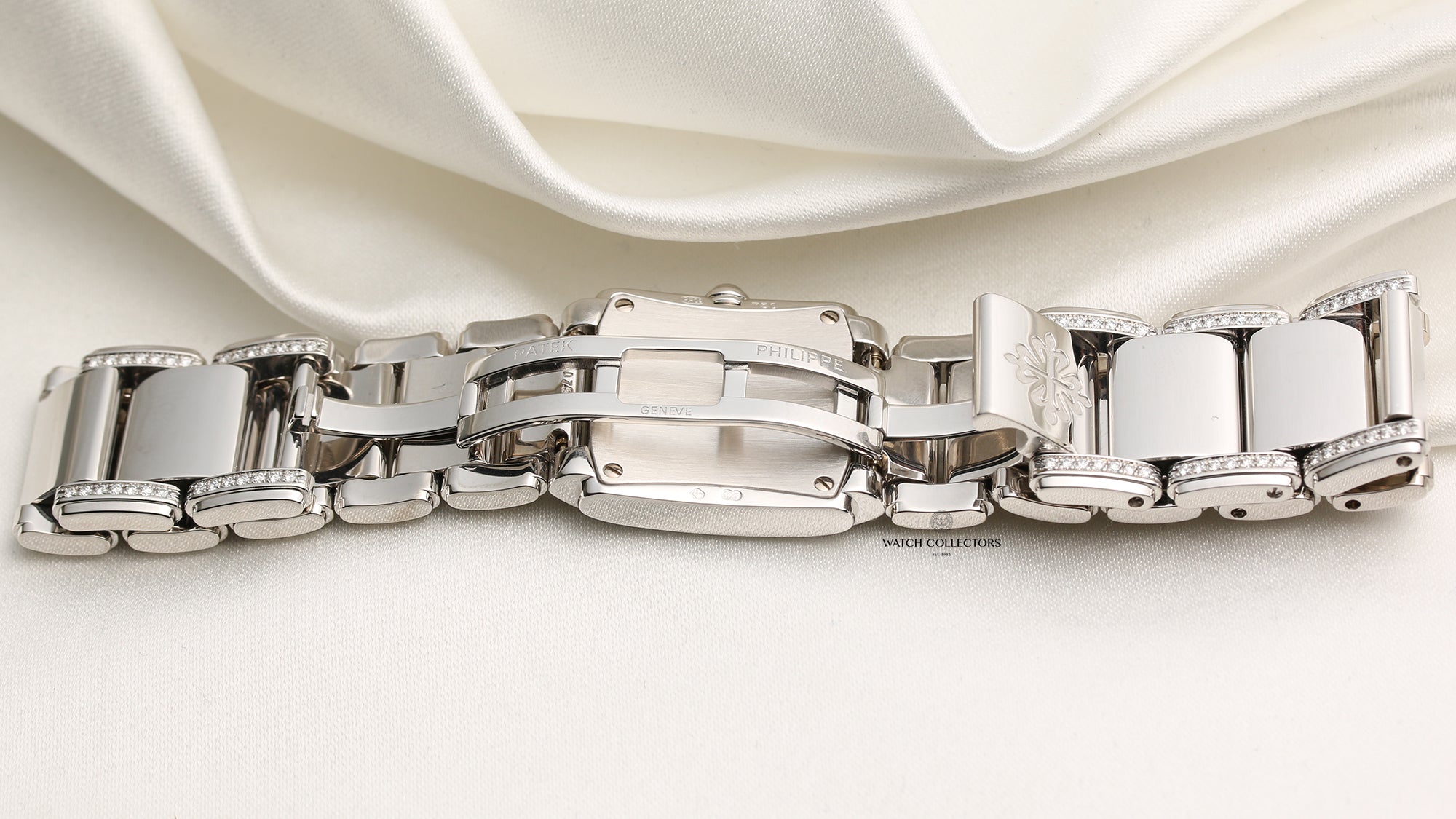 Patek Philippe Twenty-Four 4908 18K White Gold Diamonds Second Hand Watch Collectors 7