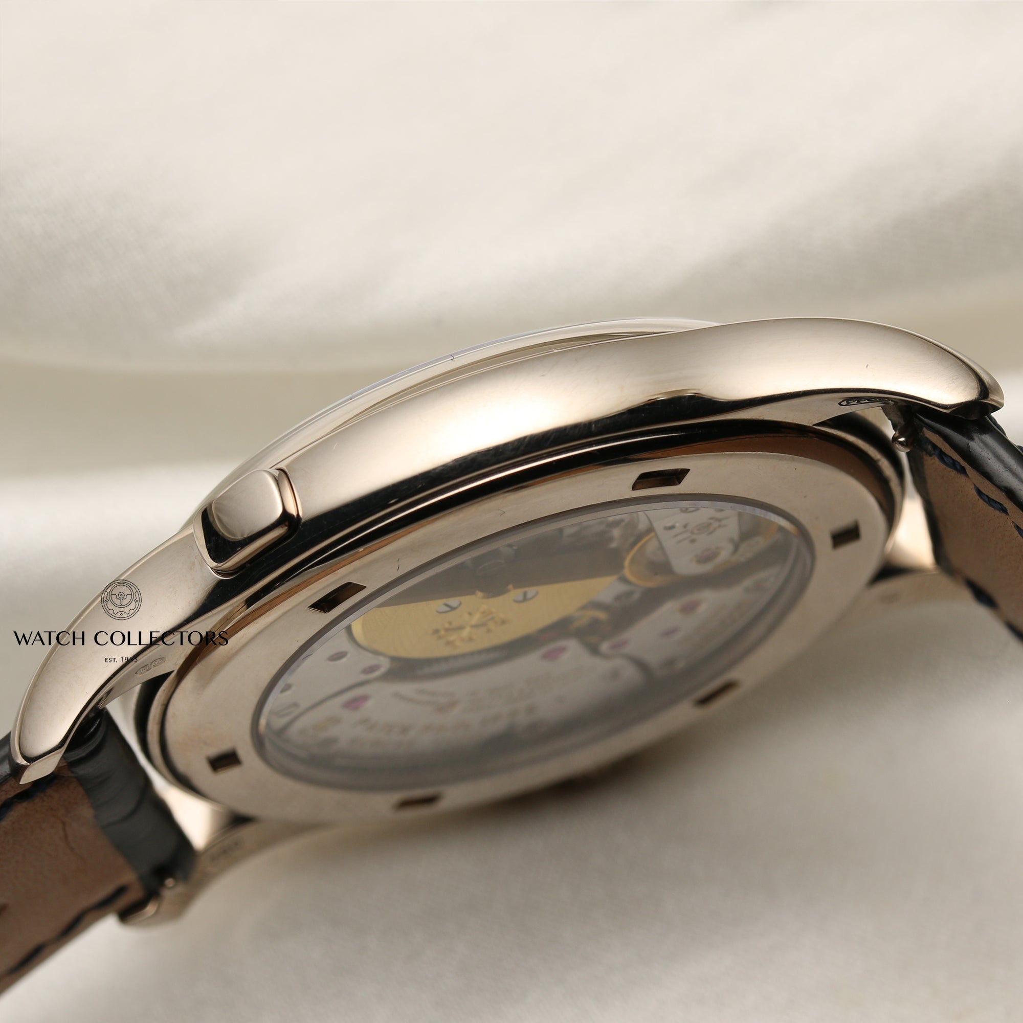 Patek Philippe World Time 18K White Gold Second Hand Watch Collectors 7