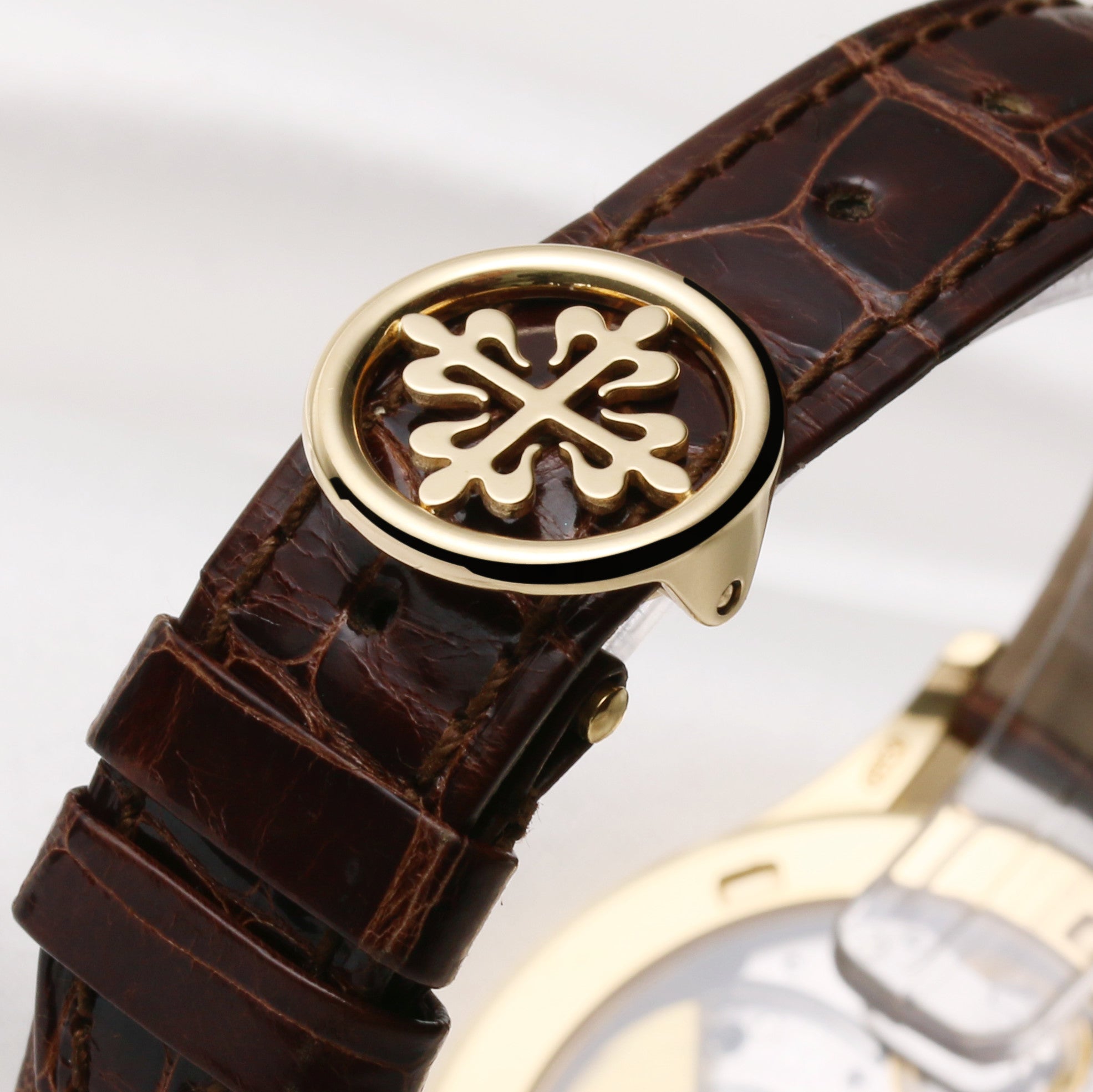 Patek Philippe World Time 5110J 18k Yellow Gold Second Hand Watch Collectors 6