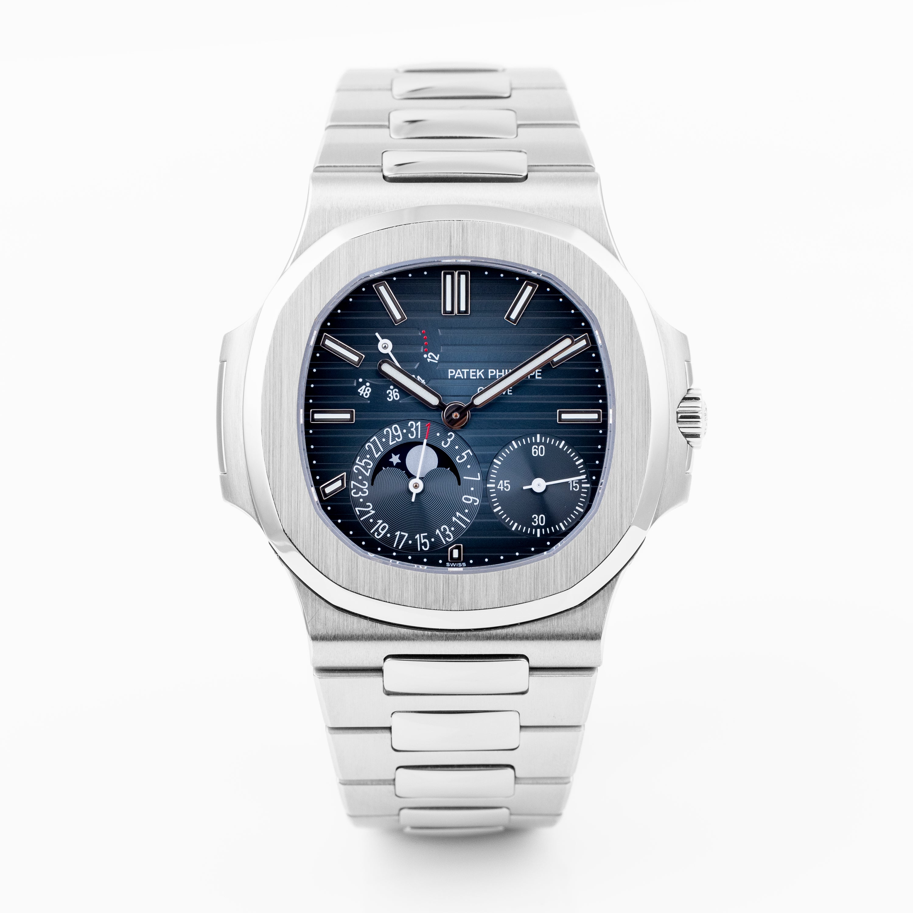Patek Philippe Nautilus | REF. 5712/1A-001 | Blue Dial | Box & Papers | 2016 | Stainless Steel