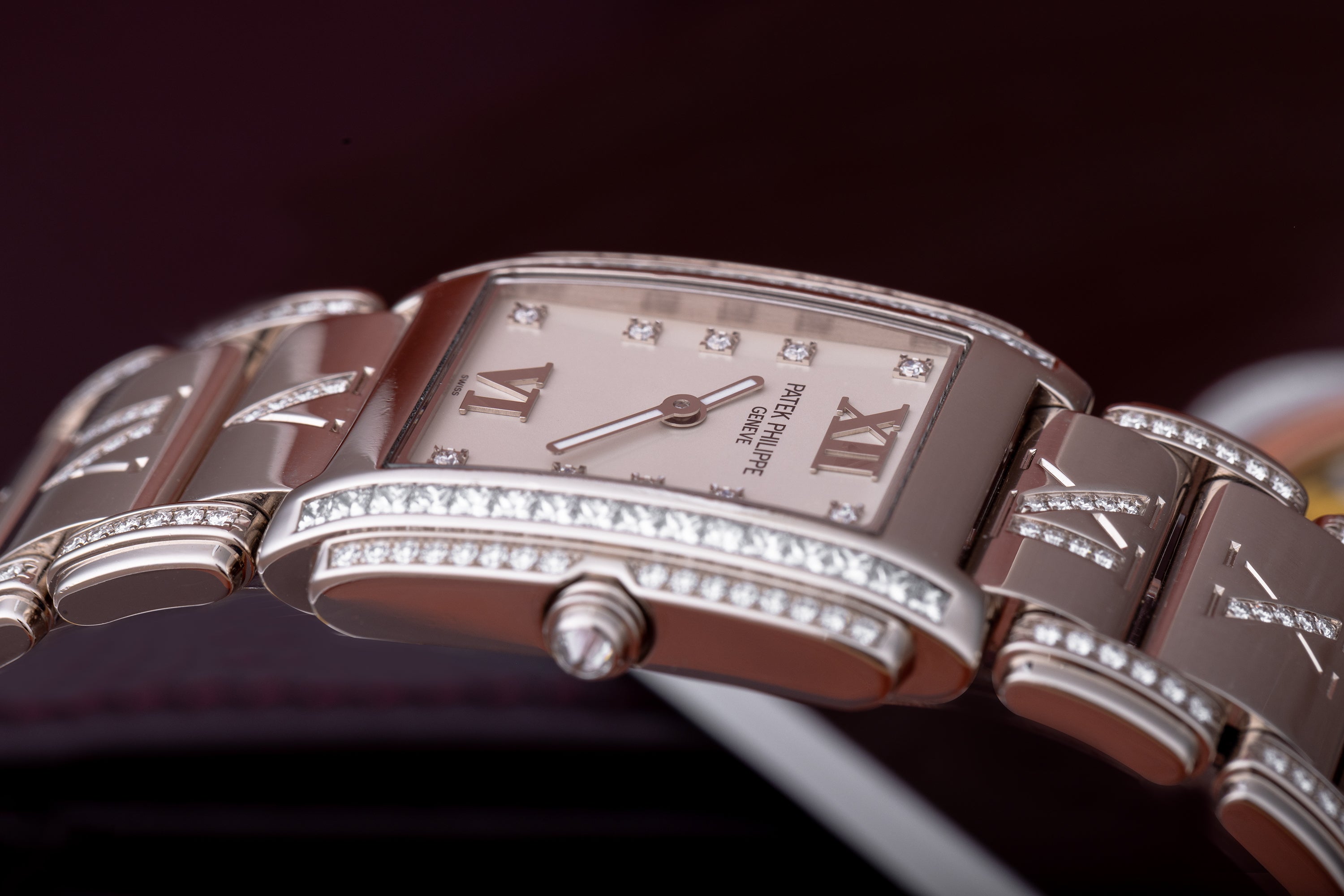 Rare Patek Philippe Twenty-4 | REF. 4910/41G-011 | 18k White Gold | Diamond Dial, Bezel & Bracelet