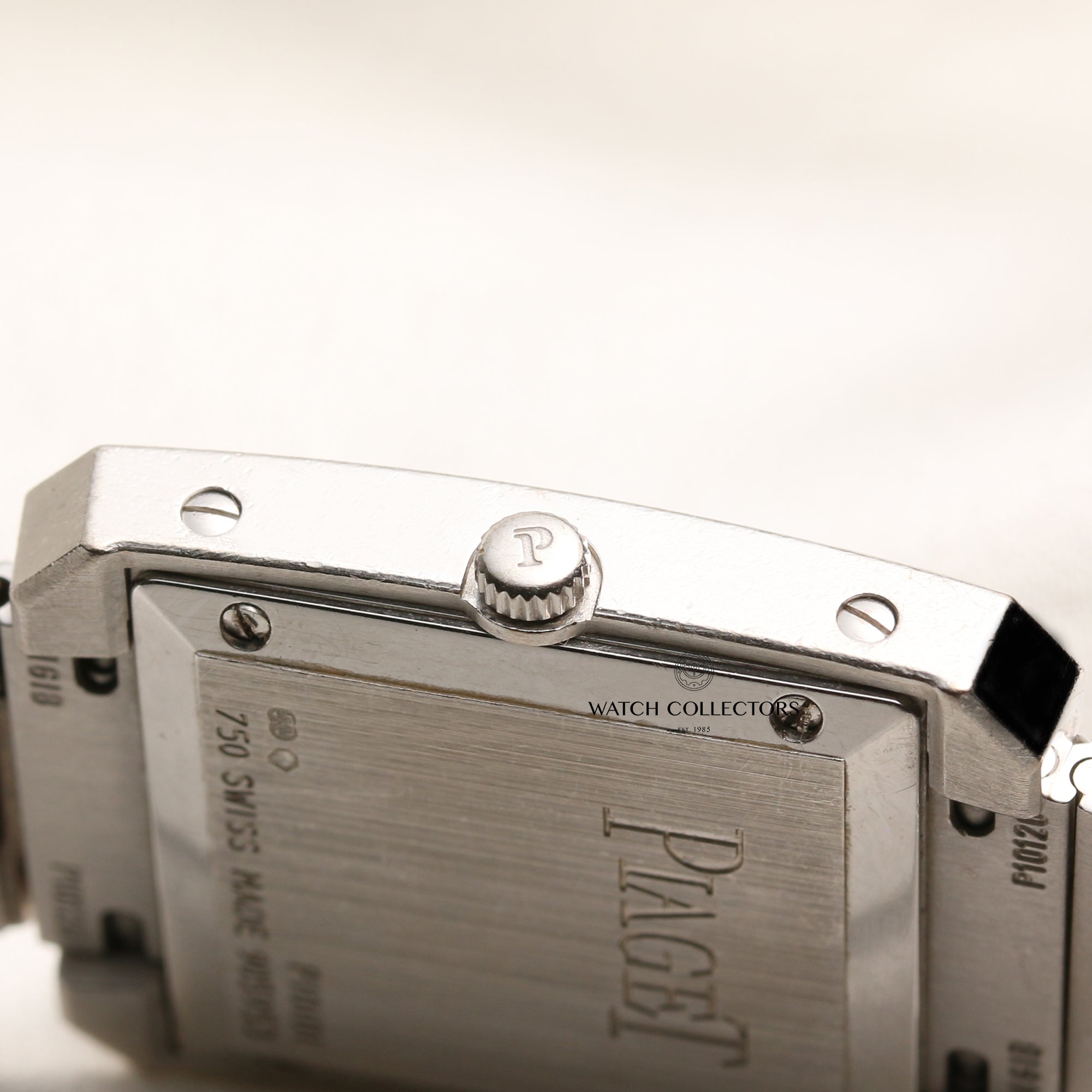 Piaget 18K White Gold Pave Full Diamond Second Hand Watch Collectors 5