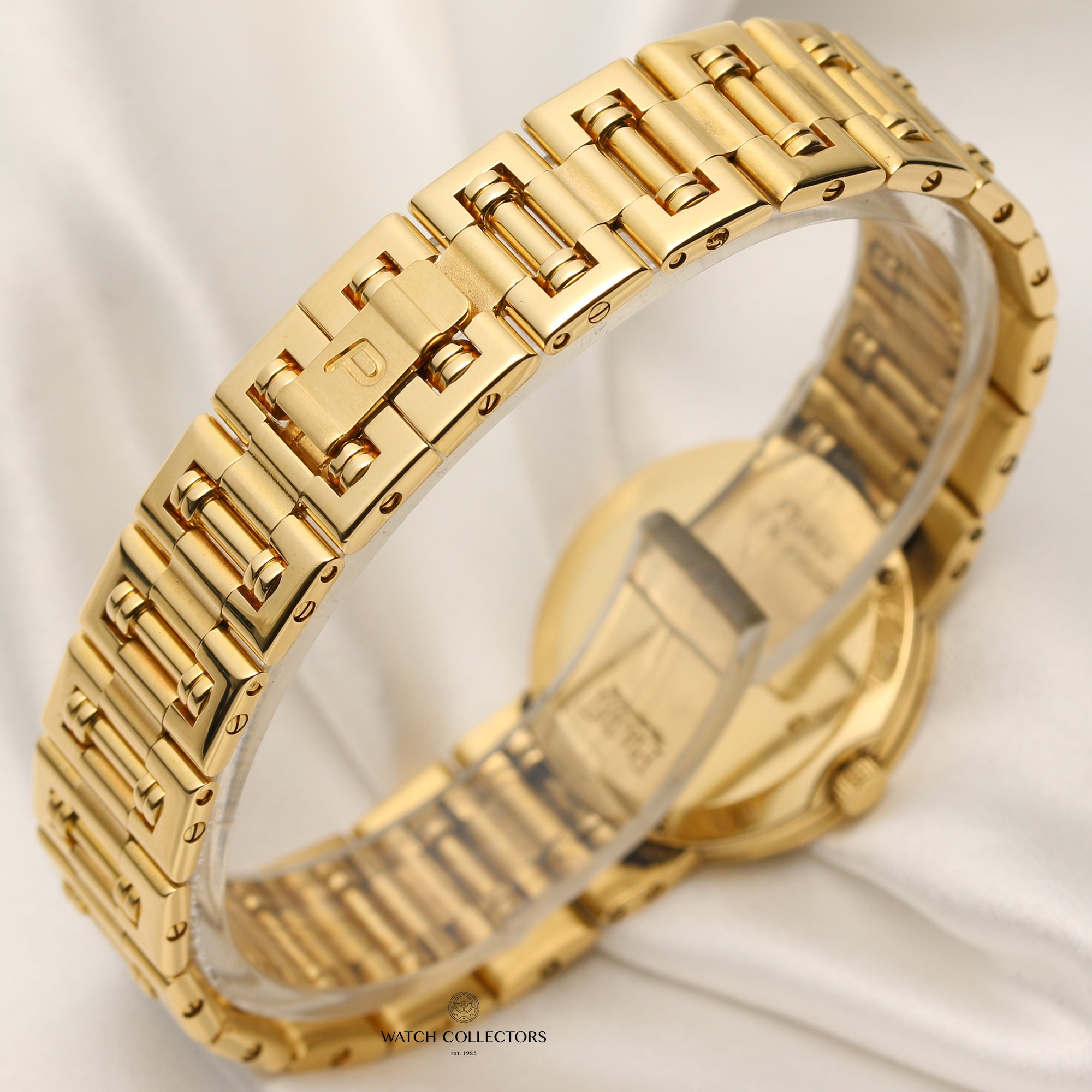 Piaget 18K Yellow Gold Diamond Bezel Second Hand Watch Collectors 5