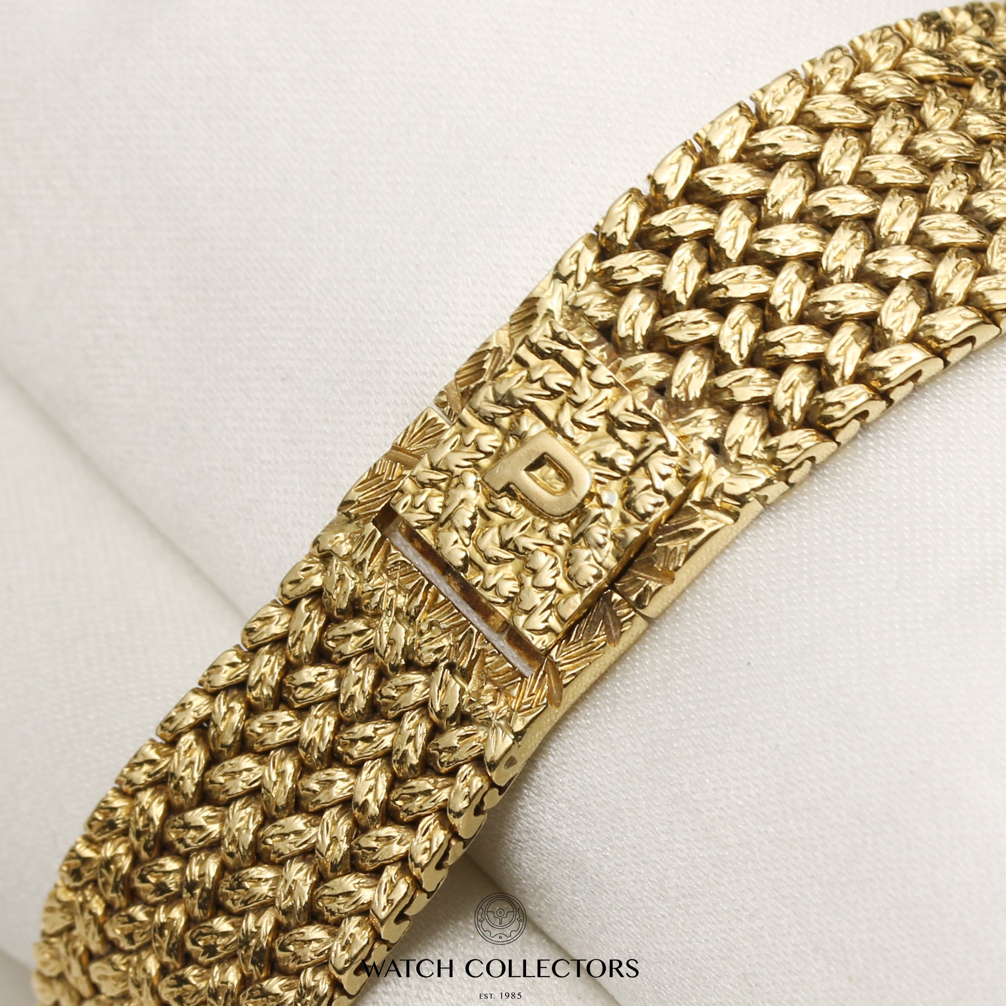 Piaget 18K Yellow Gold Onyx Dial Second Hand Watch Collectors 7