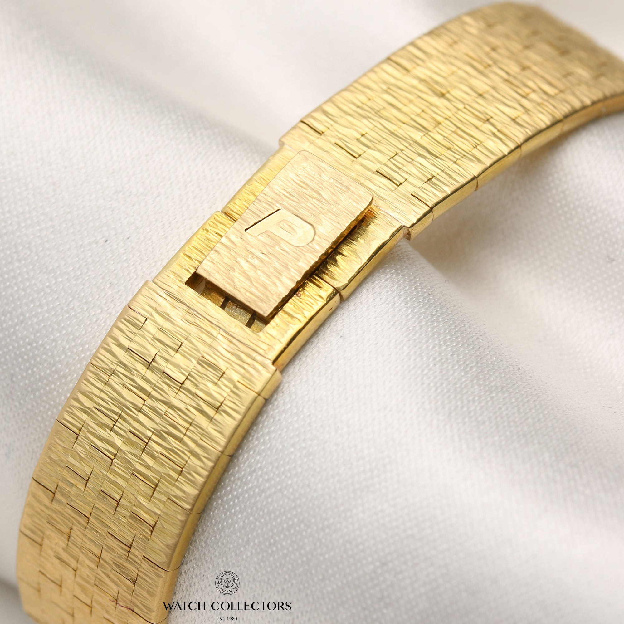 Piaget 18K Yellow & White Gold Diamond Bezel Second Hand Watch Collectors 6