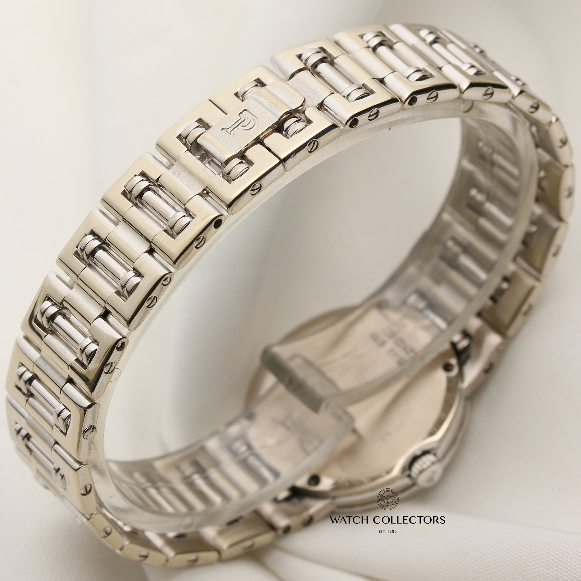 Piaget Ladies 18K White Gold Diamond Bezel & Dial Second Hand Watch Collectors 7