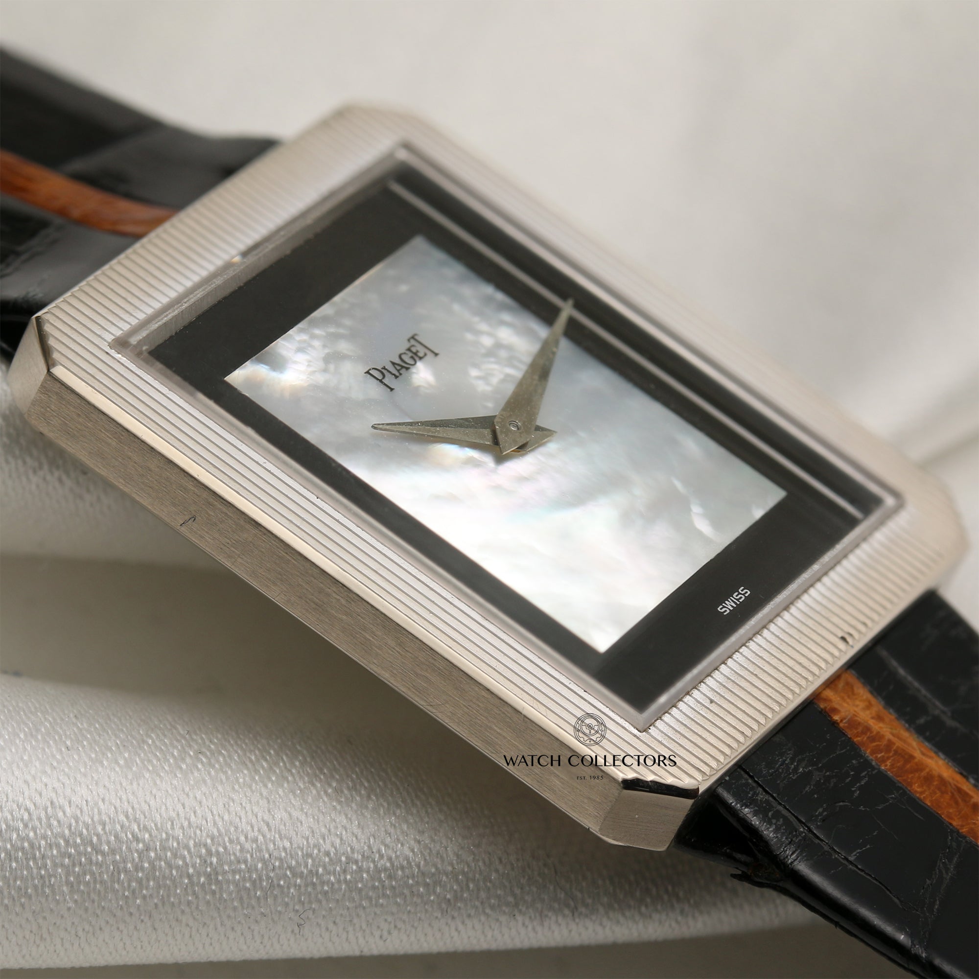 Piaget MOP 18K White Gold Second Hand Watch Collectors 5
