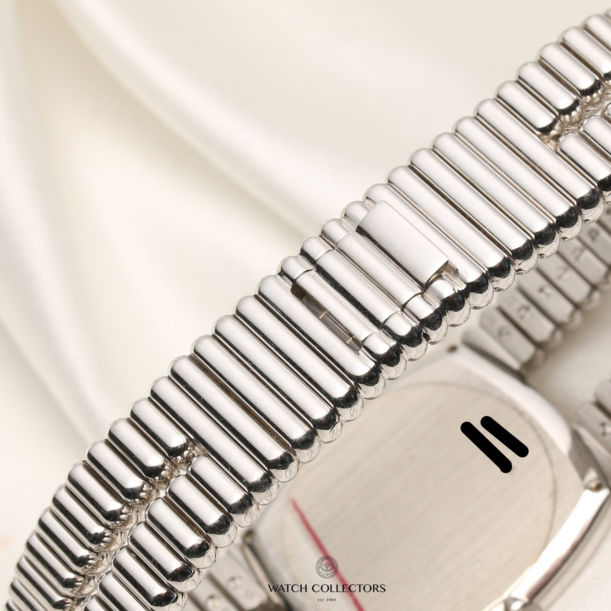 Piaget Malachite 18K White Gold Second Hand Watch Collectors 9