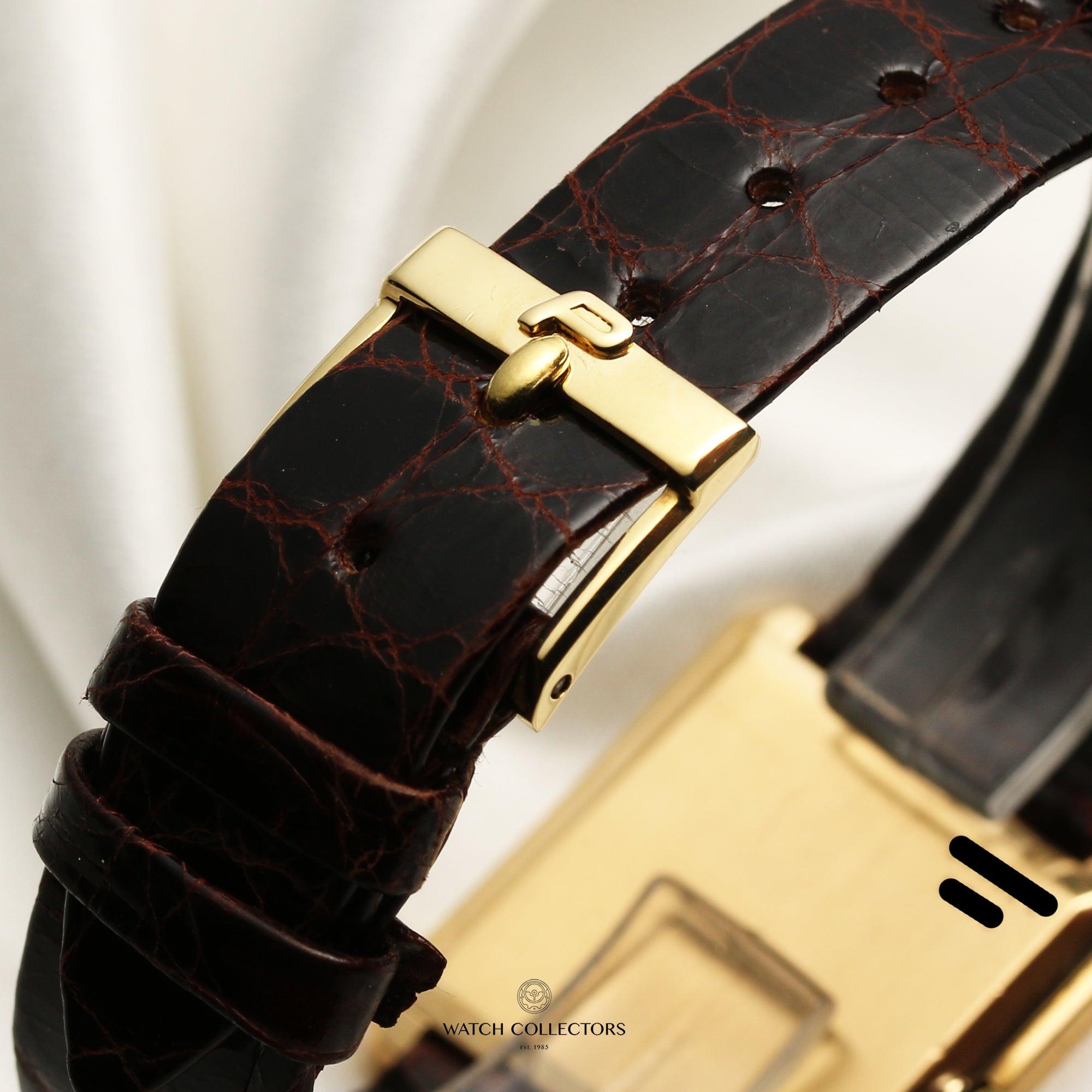 Piaget Onyx Tiger Eye Stone Dial Second Hand Watch Collectors 10