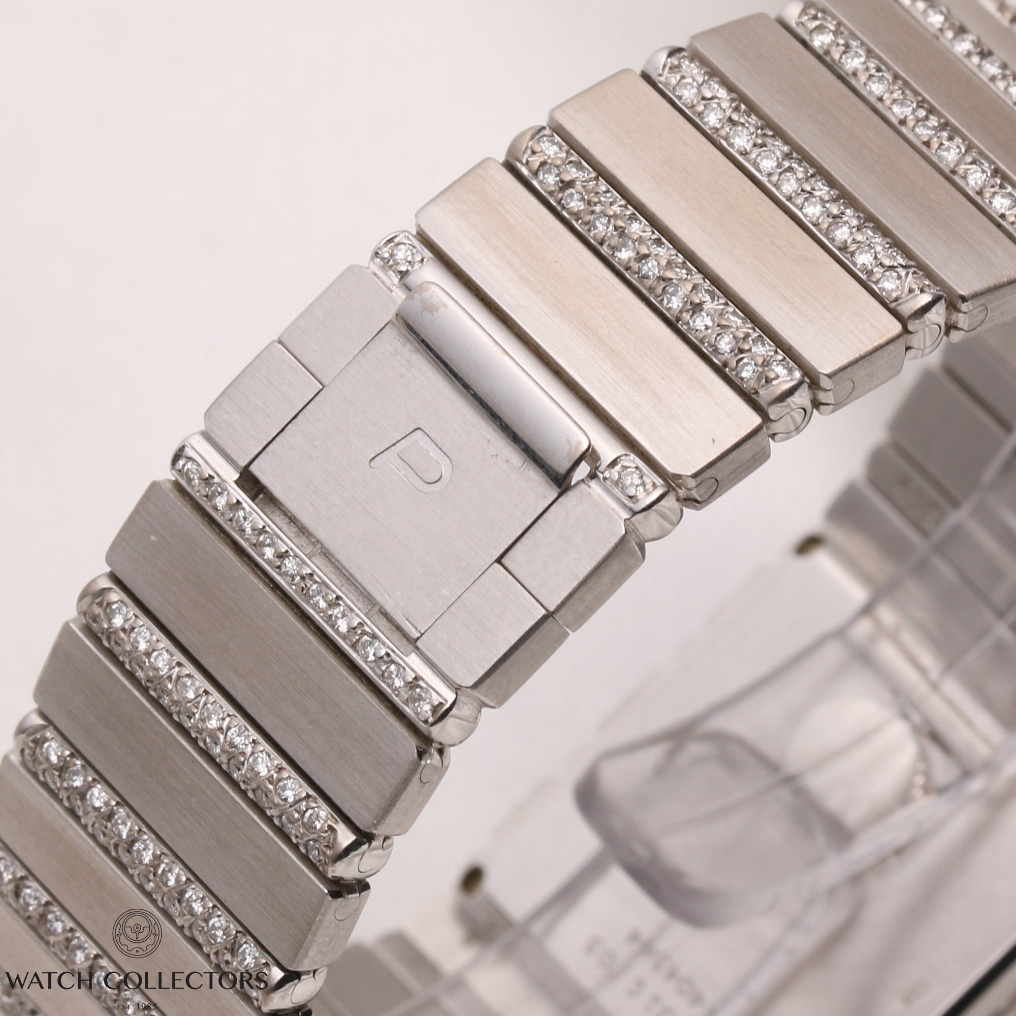 Piaget Pave Diamond 18K White Gold Second Hand Watch Collectors 6