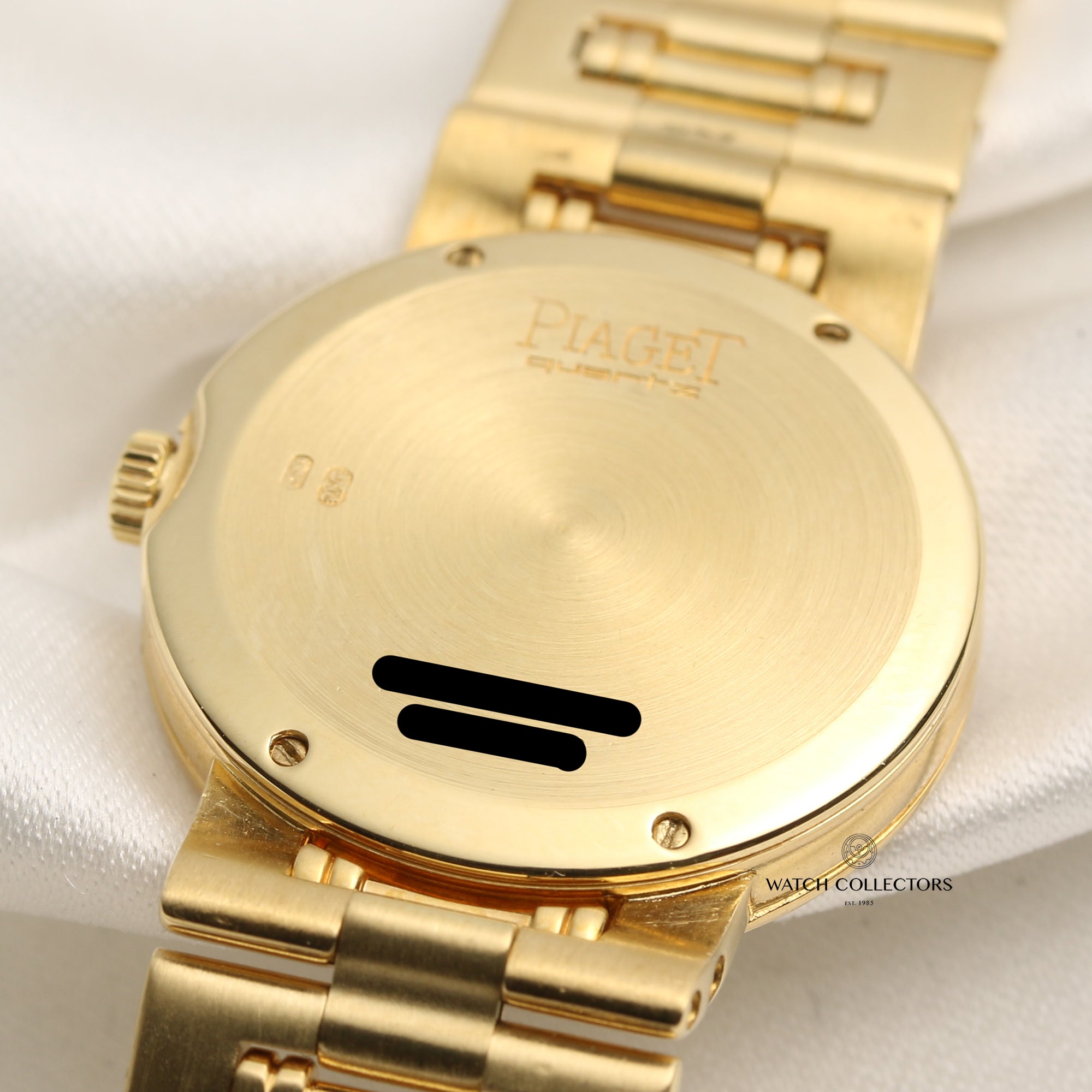 Piaget Polo 18K Yellow Gold Champagne Diamond Dial Second Hand Watch Collectors 8