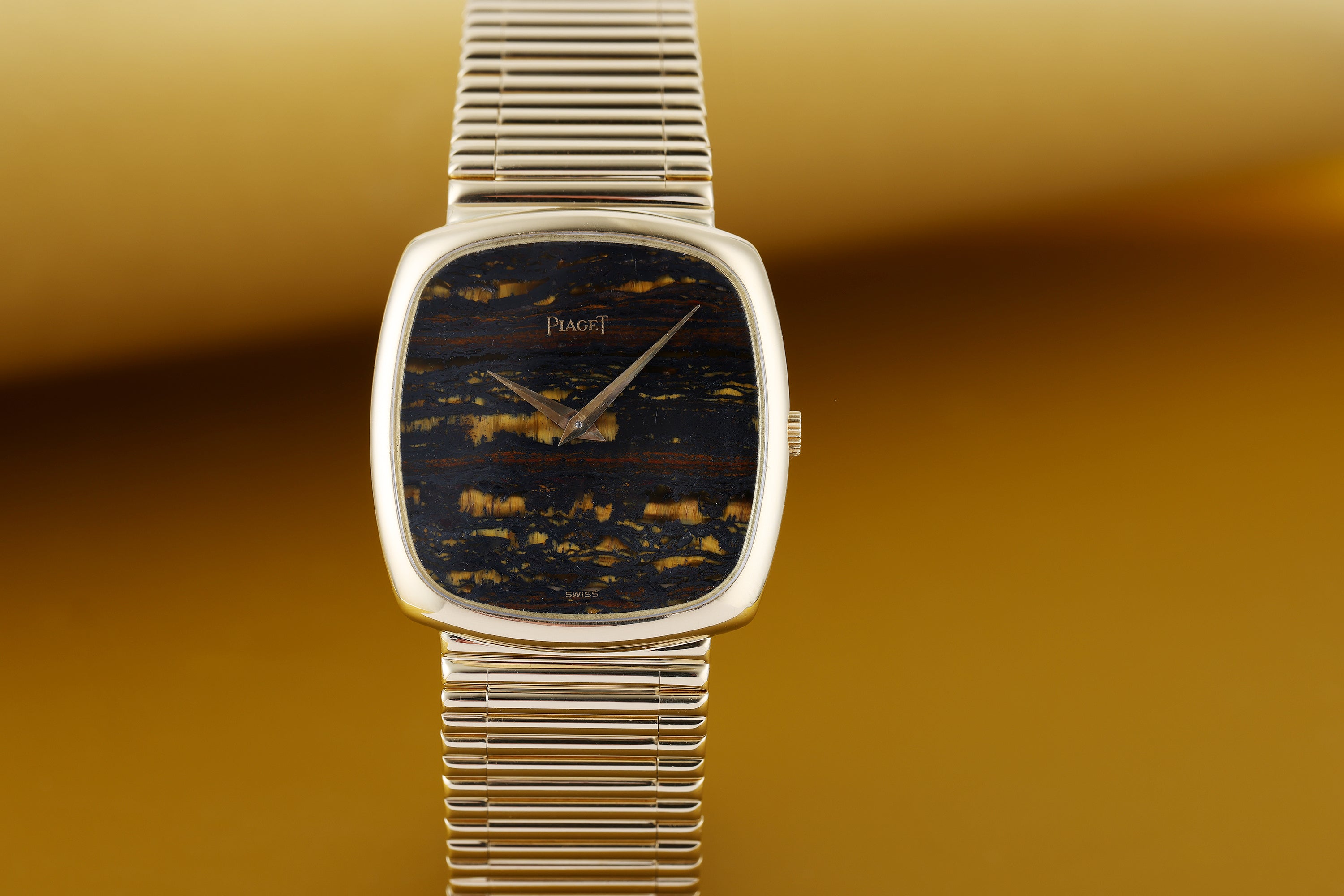 Piaget Black Tie-Emperador | REF. 9591 G 1 | Stone dial | 18k Yellow Gold | 29.5mm