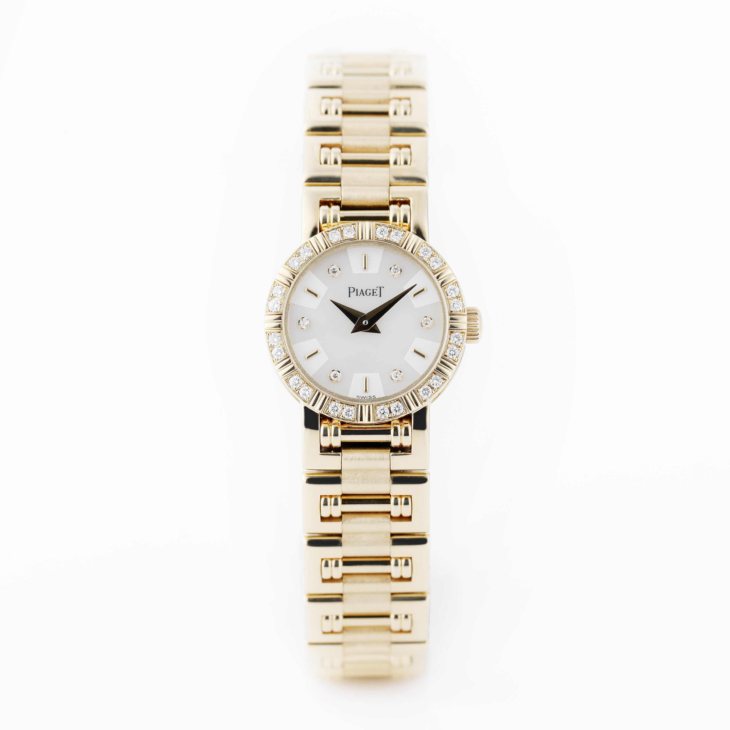 Piaget Dancer | REF. 5964 A K 81 | 18k Yellow Gold | Mother of Pearl dial, Diamond Hours & Bezel