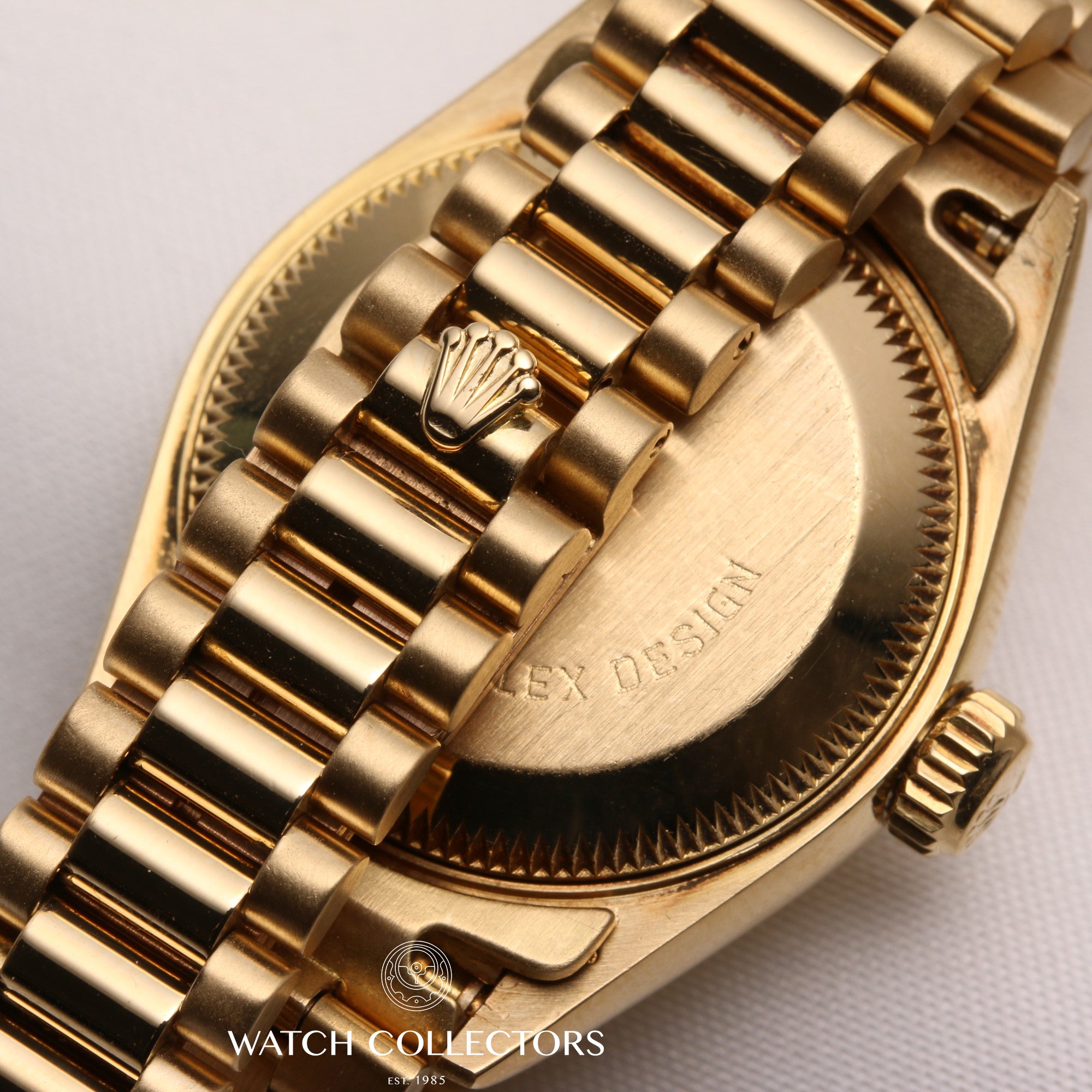 Rare-Rolex-Lady-DateJust-69178-18K-Yellow-Gold-Malachite-Dial-Second-Hand-Watch-Collectors-7