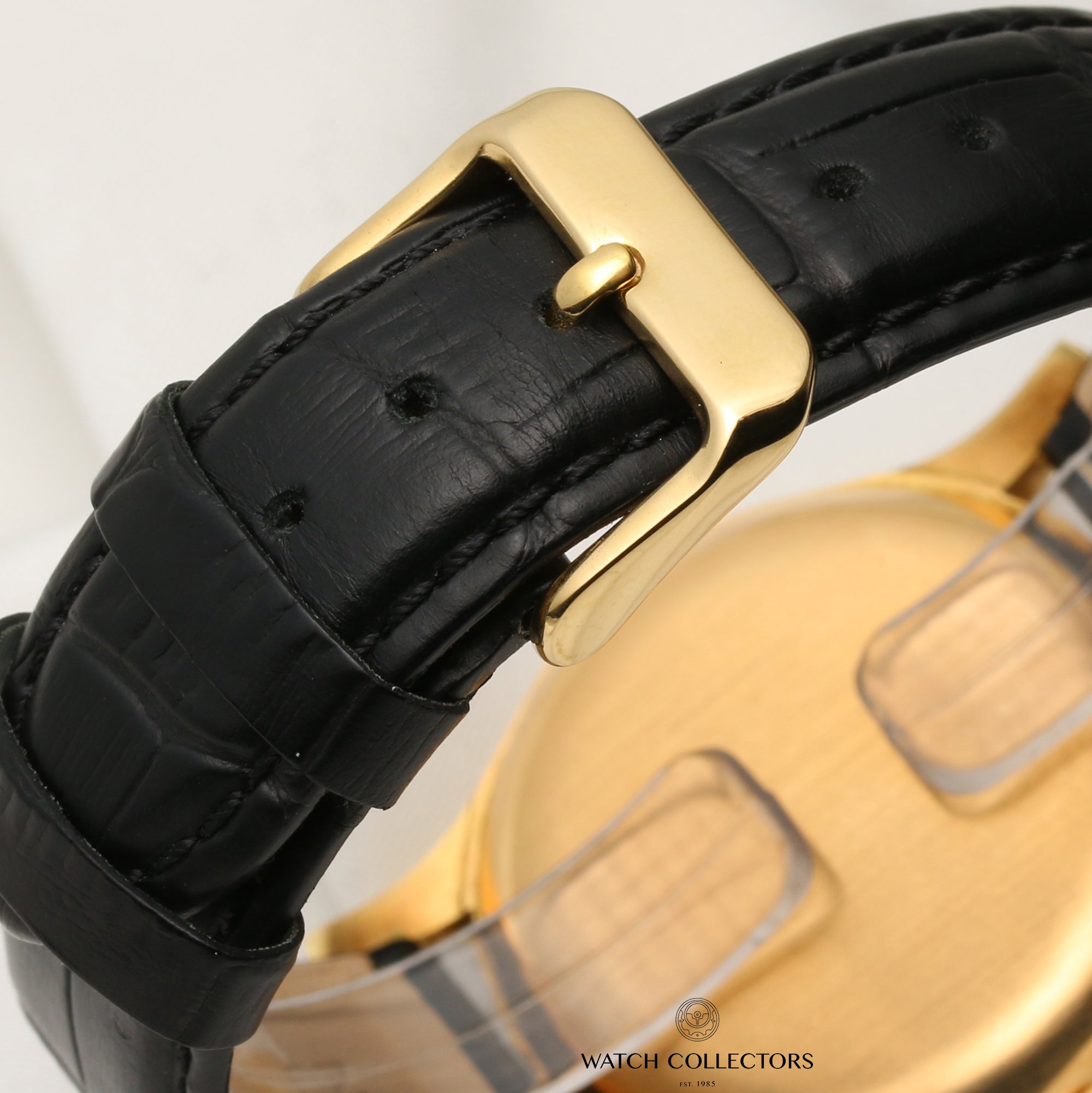 Record-18K-Yellow-Gold-Moonphase-Chronograph-Second-Hand-Watch-Collectors-6