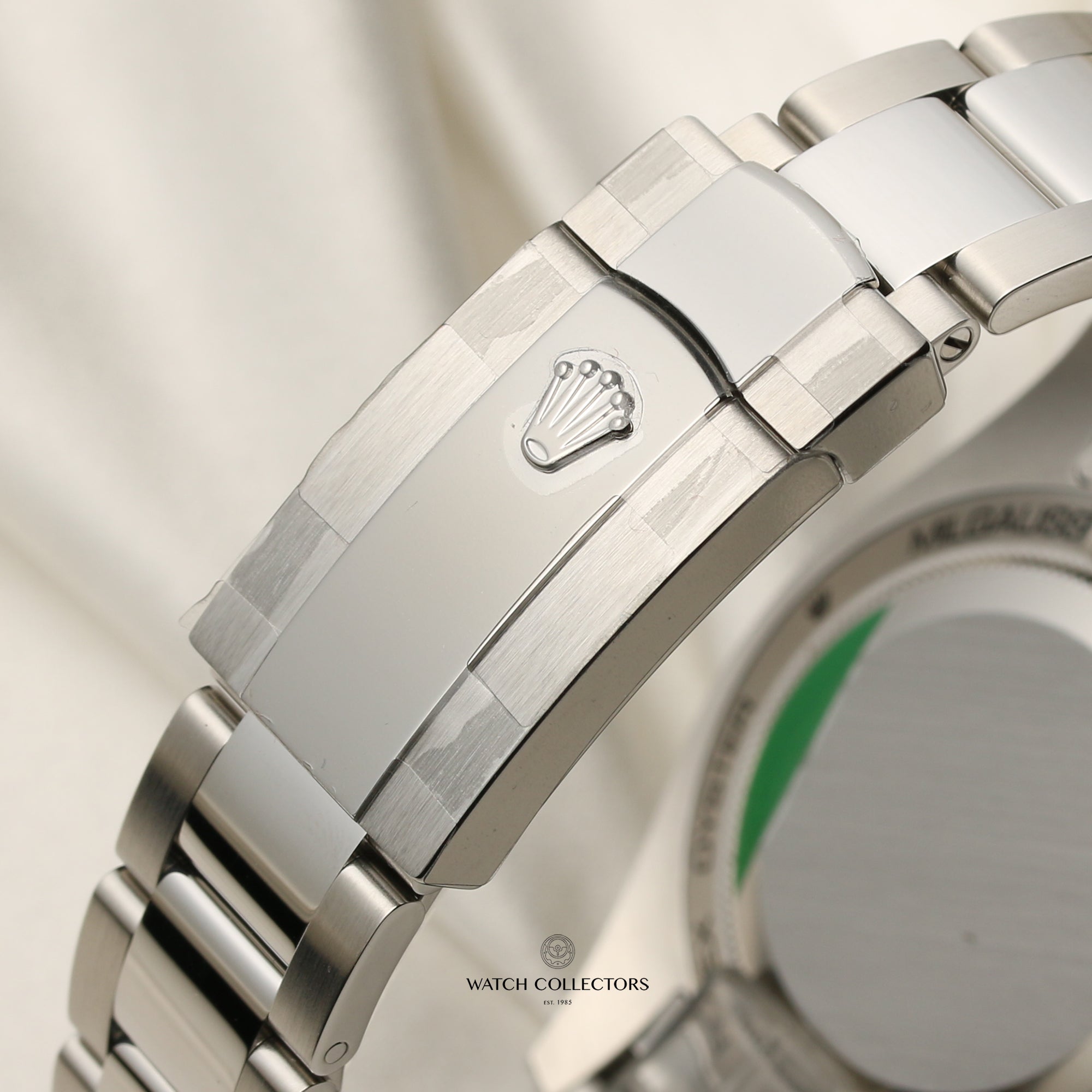 Rolex 116400GV Milgauss Stainless Steel Blue Dial Second Hand Watch Collectors 9