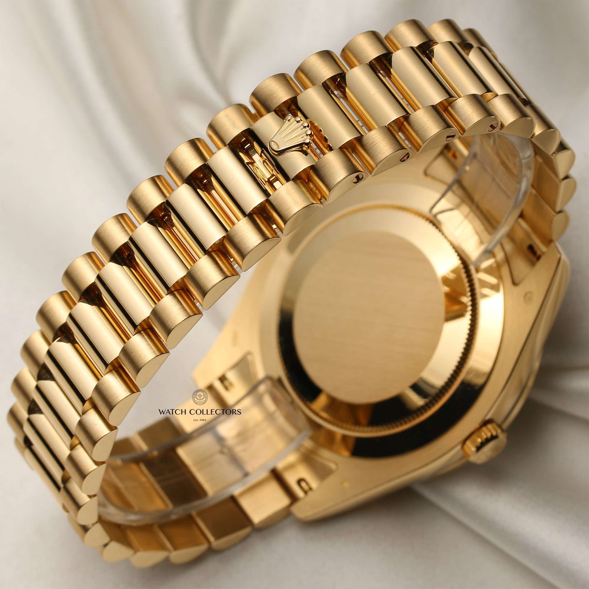 Rolex 218348 18K Yellow Gold Second Hand Watch Collectors Champagne Diamond & Ruby Dial Second Hand Watch Collectors 7