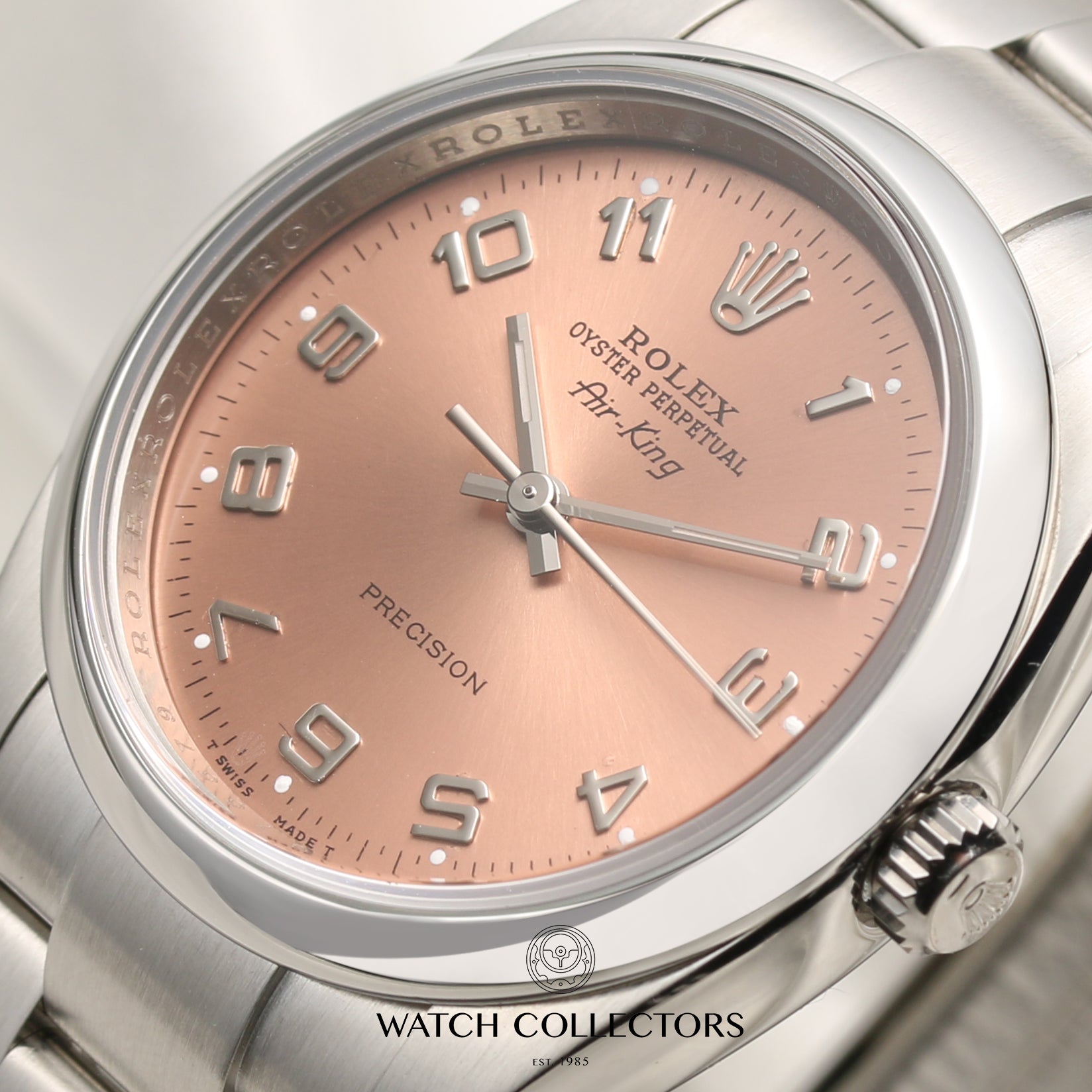 Rolex Air King 114200 Stainless Steel Second Hand Watch Collectors 4