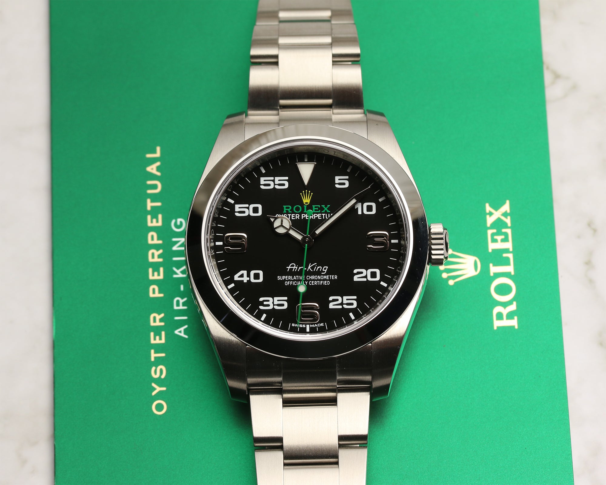 Rolex Air-King 116900 Stainless Steel Second Hand Watch Collectors 4