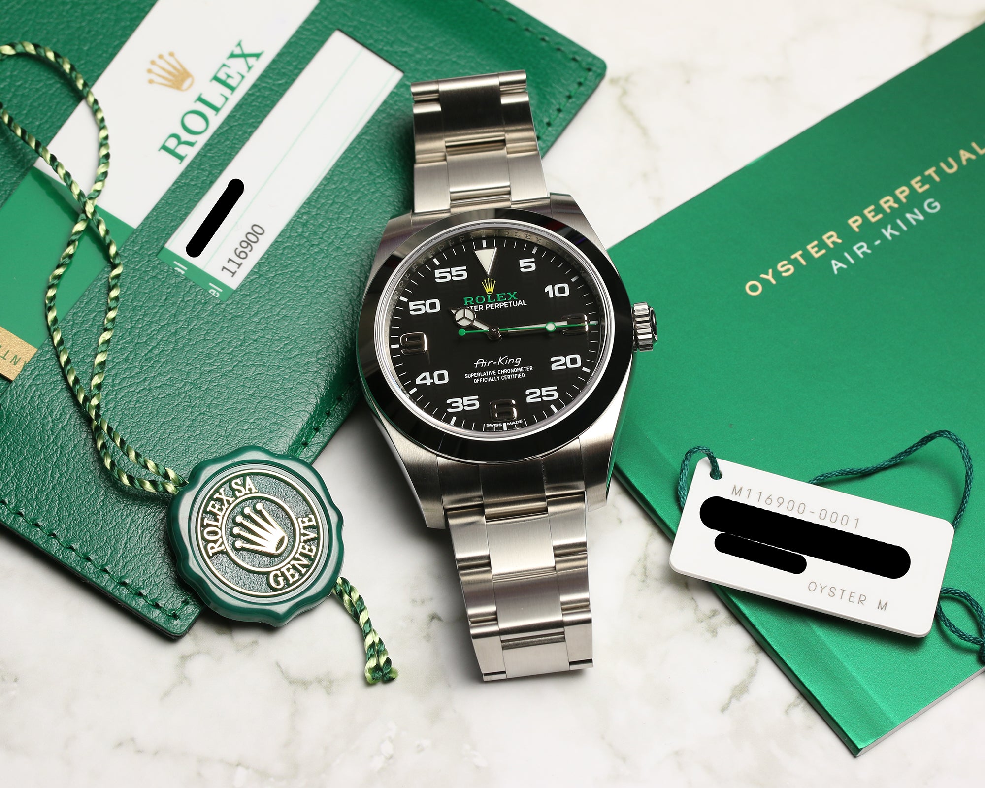 Rolex Air-King 116900 Stainless Steel Second Hand Watch Collectors 8