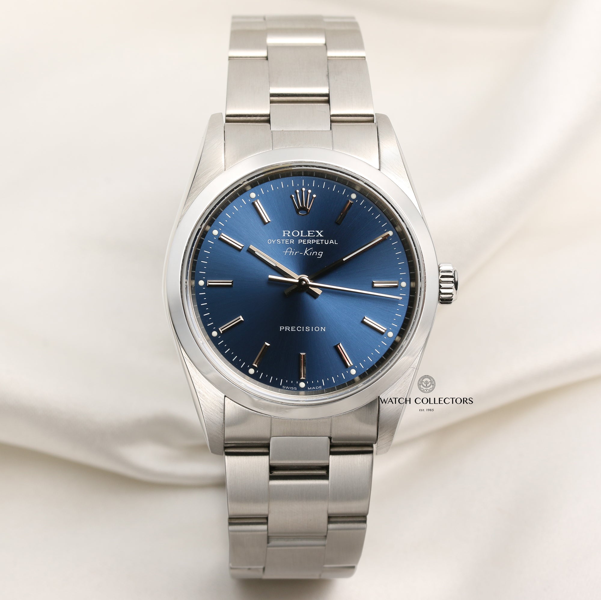 Rolex Air-King 14000M Stainless Steel Second Hand Watch Collectors 1